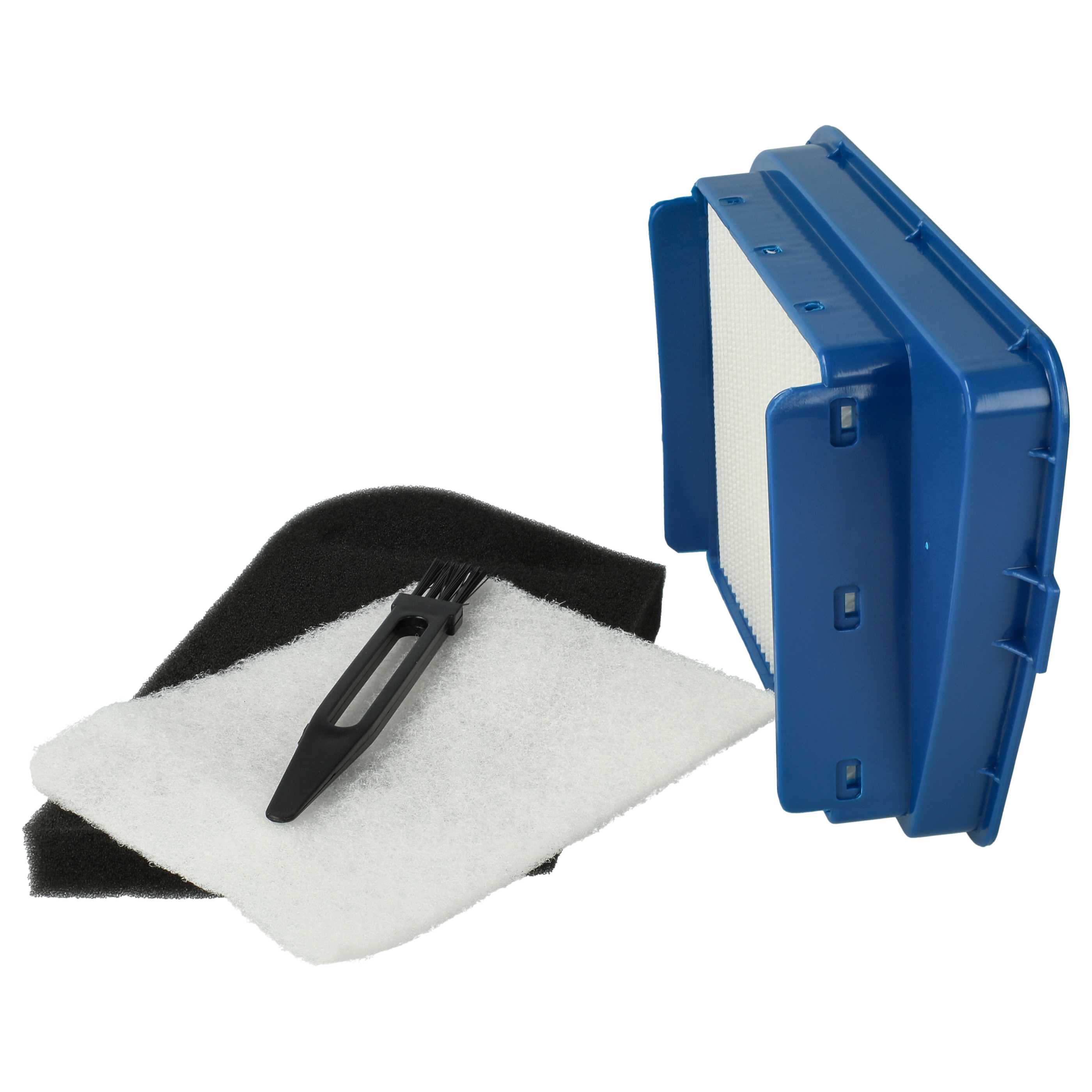 8 Part Filter + Brush Set replaces Rowenta ZR004601 for Moulinex Vacuum Cleaner etc.