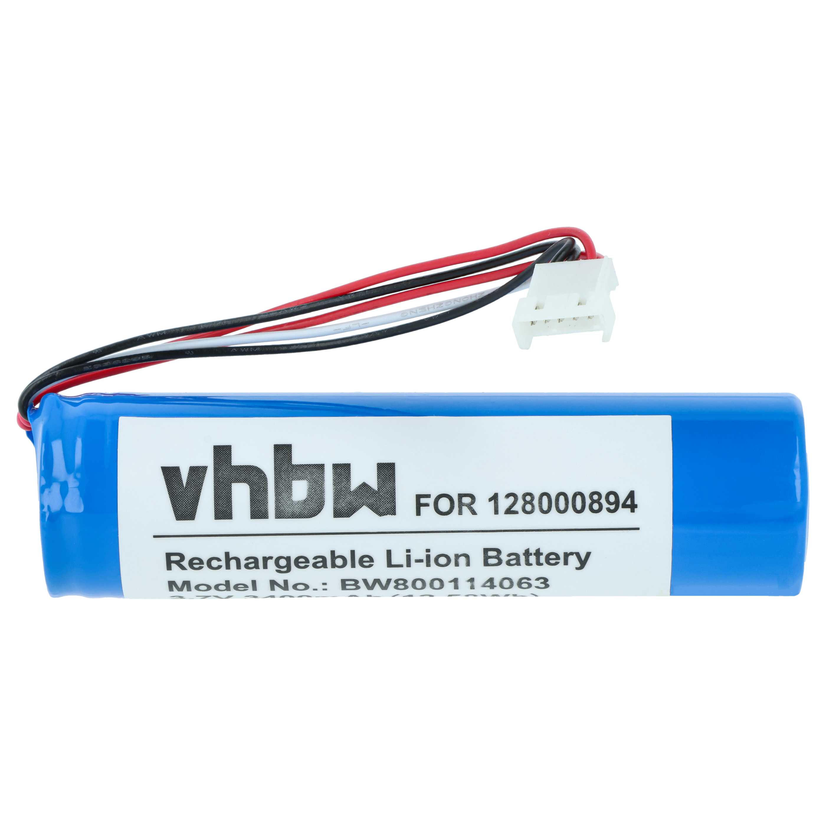 2x Batteries remplace 128000894, RBP-GM40 pour scanner de code-barre Datalogic - 3400mAh 3,7V