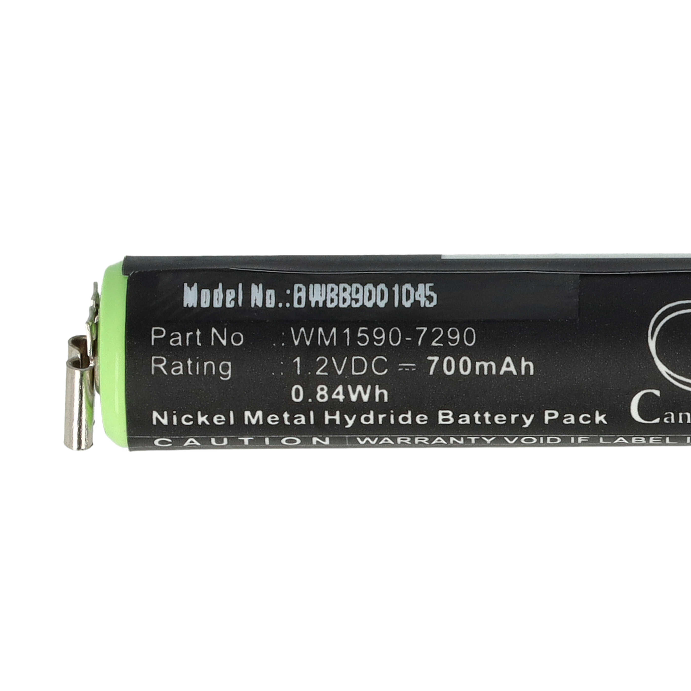 Akumulator do maszynki do strzyżenia zamiennik Wella WM1590-7290 - 700 mAh 1,2 V NiMH