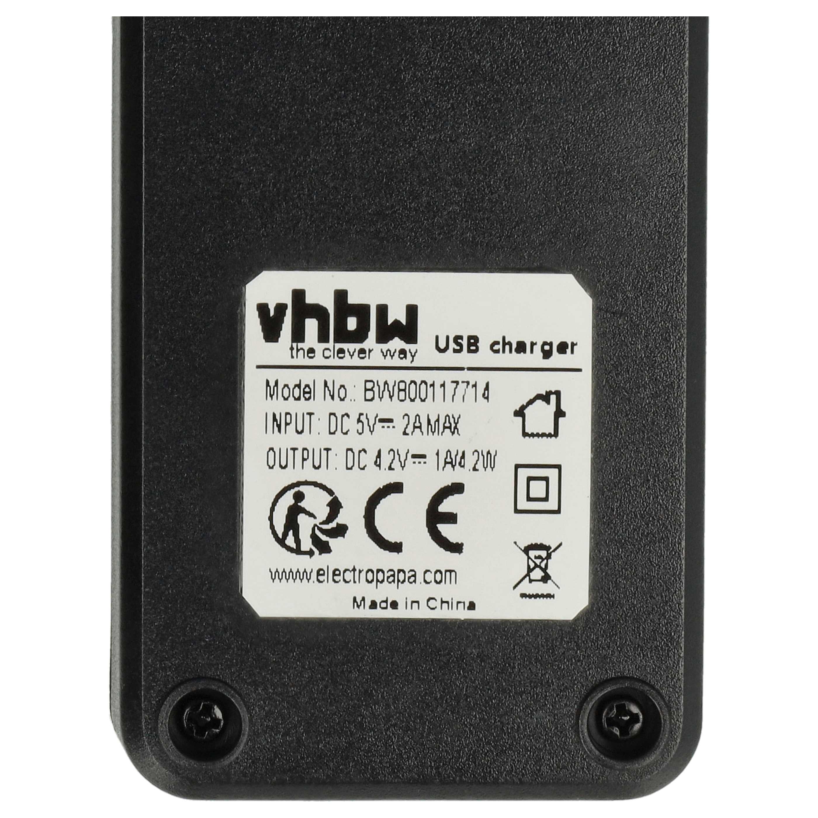 Micro USB Charger suitable for lithium button cell, 14500 Battery Cells etc.
