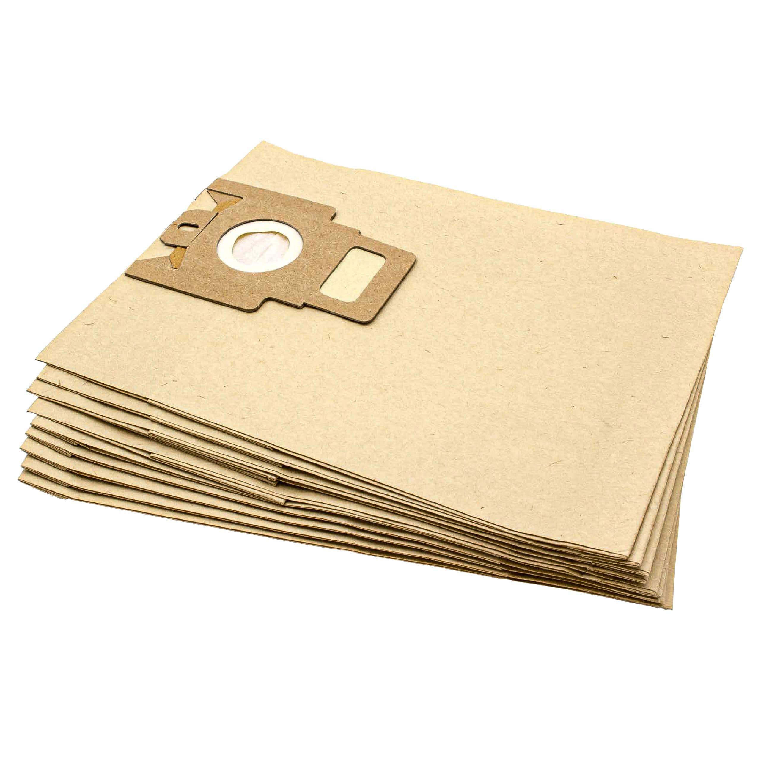 10x Sac remplace Adix MI 105, MI 170, MI 160 pour aspirateur Satrap - papier