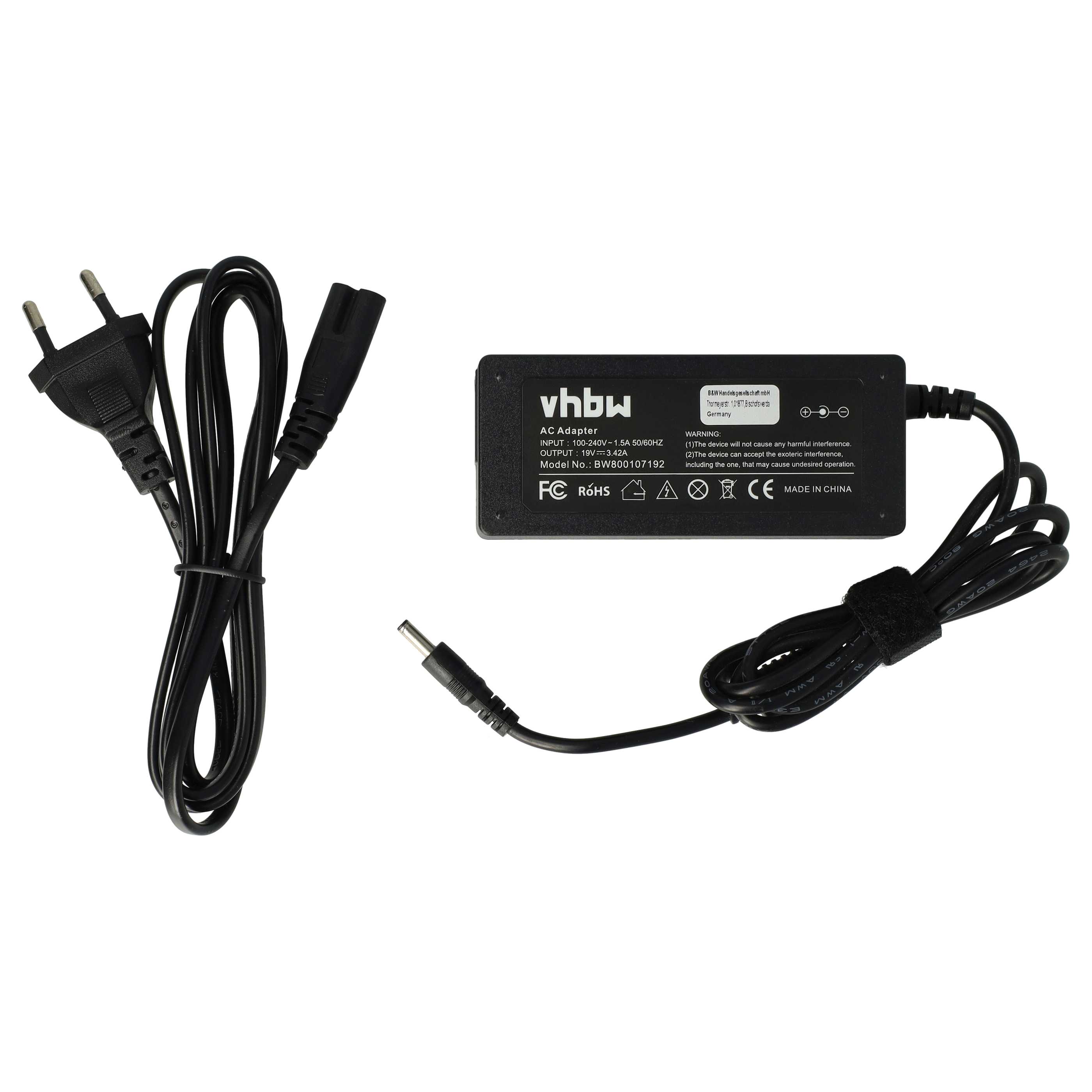 Alimentation remplace Asus ADP-65AW, 90-XB3NN0PW00010Y pour ordinateur portable Asus - 200 cm, 65 W