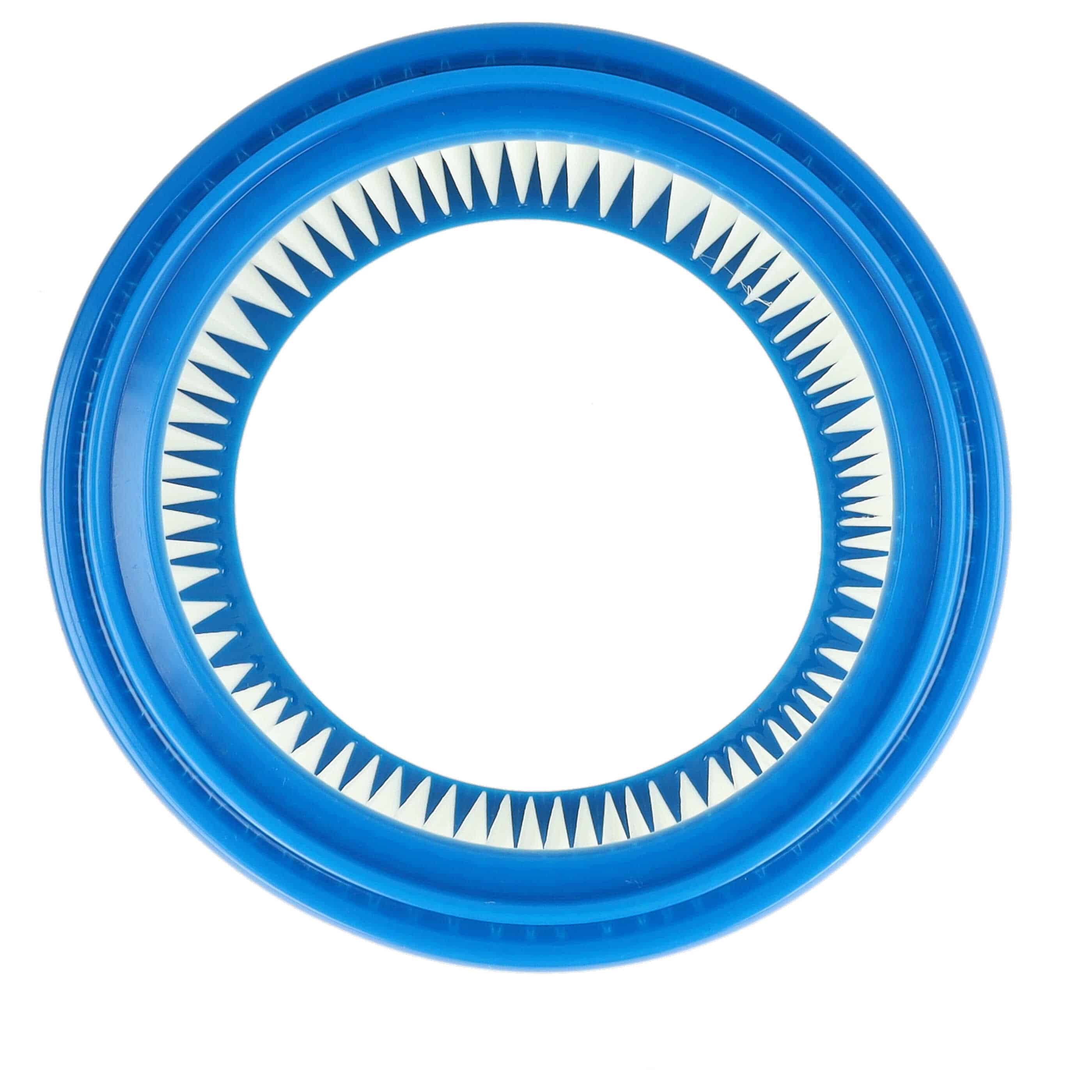 10x Filtr do odkurzacza Bosch zamiennik Bosch 2607432024 - filtr okrągły, biały / niebieski