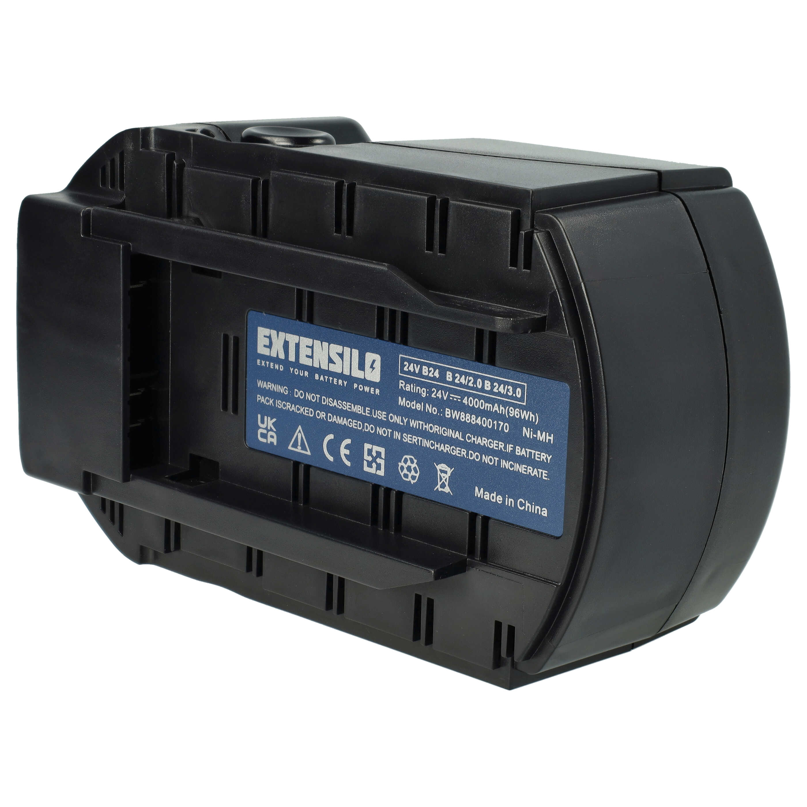 Battery replaces Hilti B 24/2.0, B 24/3.0 Electric Power Tool - 4000 mAh, 24 V, NiMH