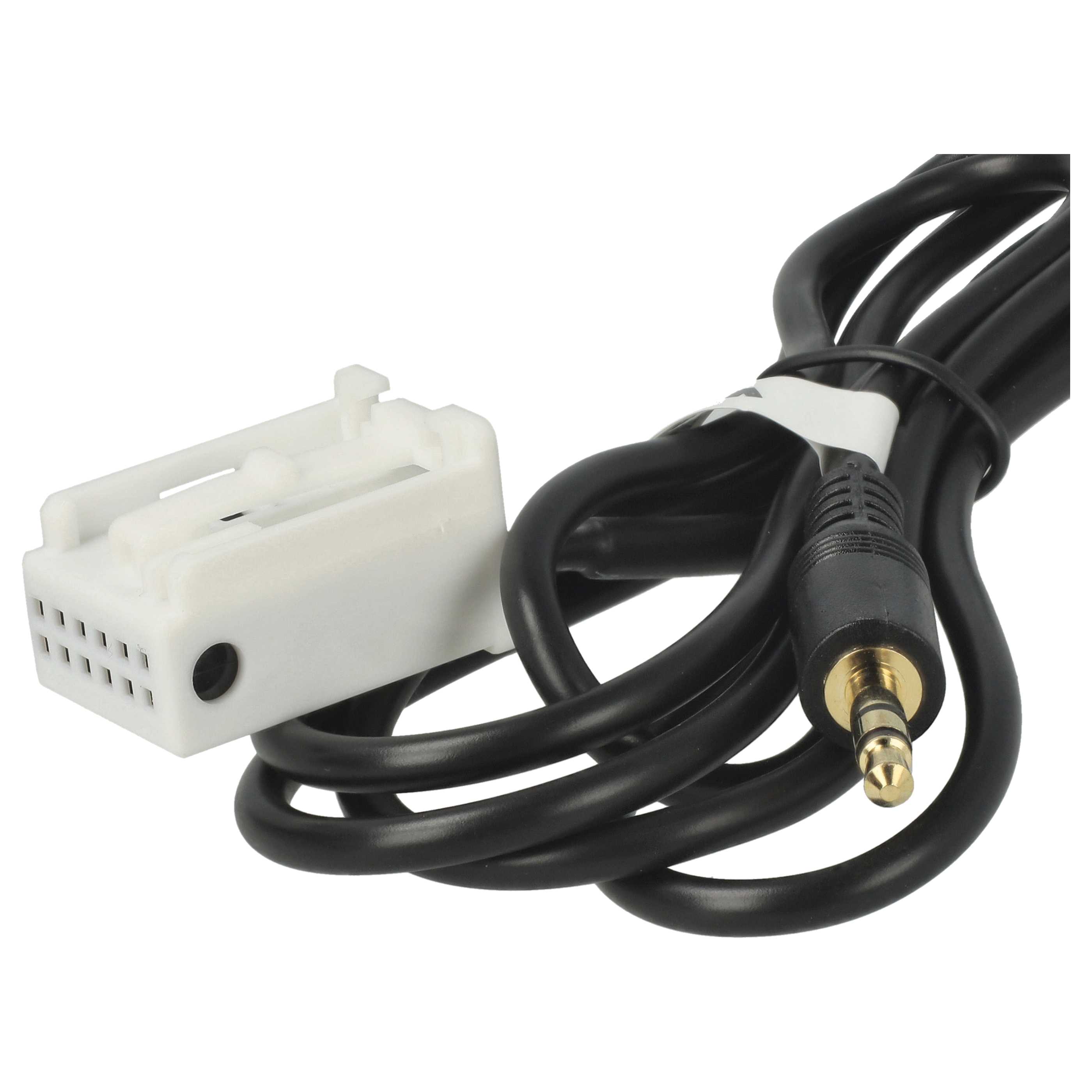 AUX Audio Adapter Cable for RCD210 VW Car Radio etc. - 120cm