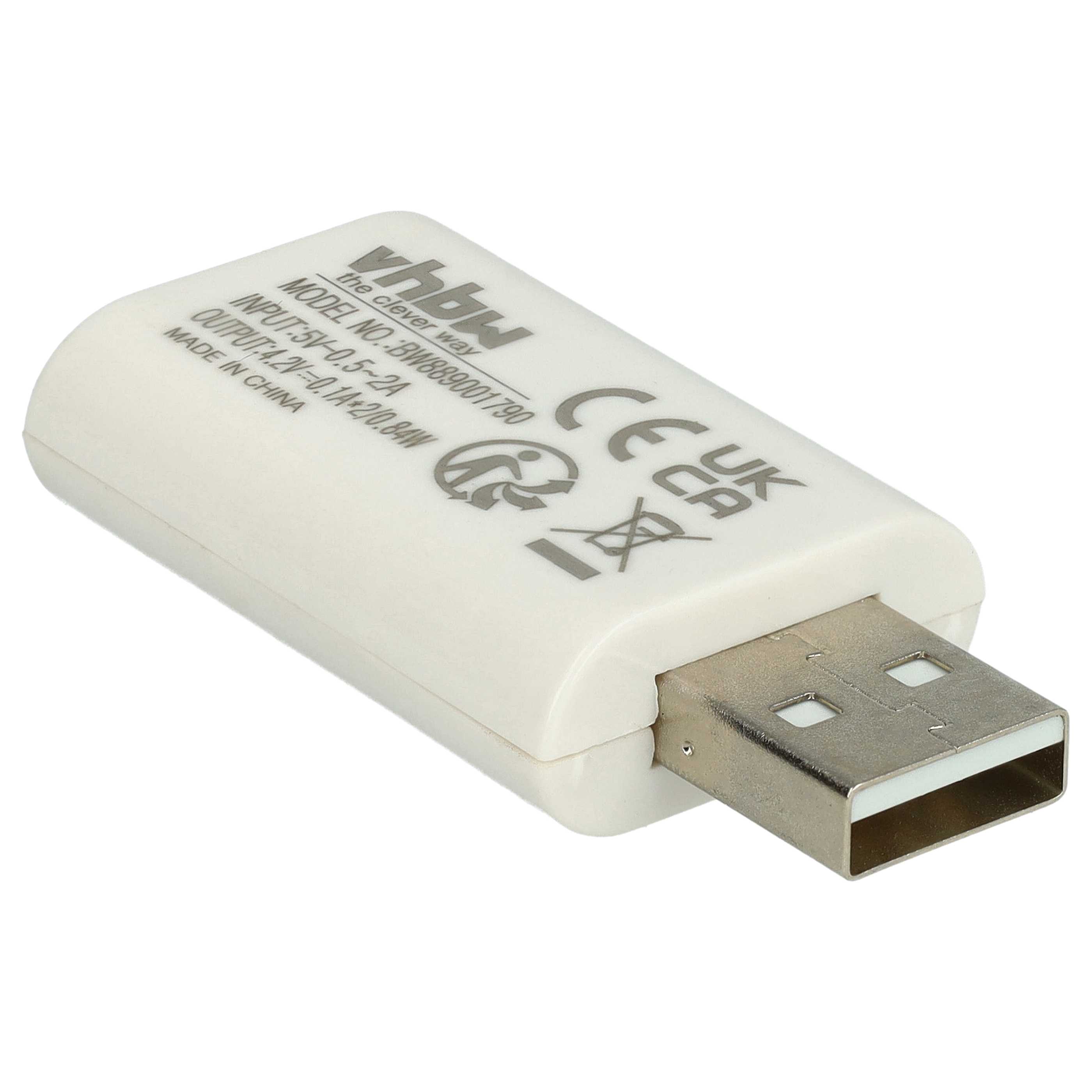 Dual USB-Ladegerät passend für Angelposen-Stabbatterien, CR425-Akkus