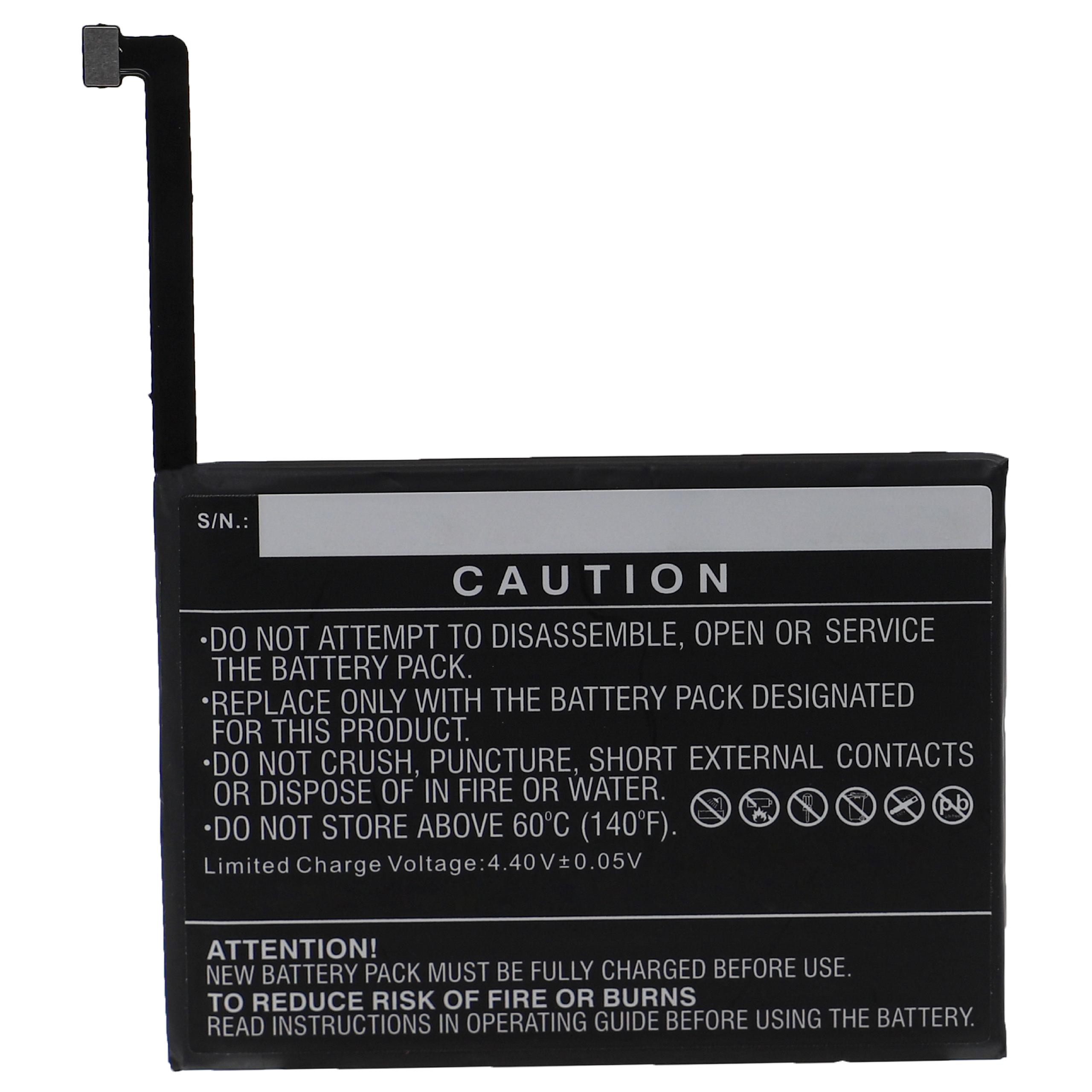 Mobile Phone Battery Replacement for Nokia HQ480 - 4400mAh 3.85V Li-polymer