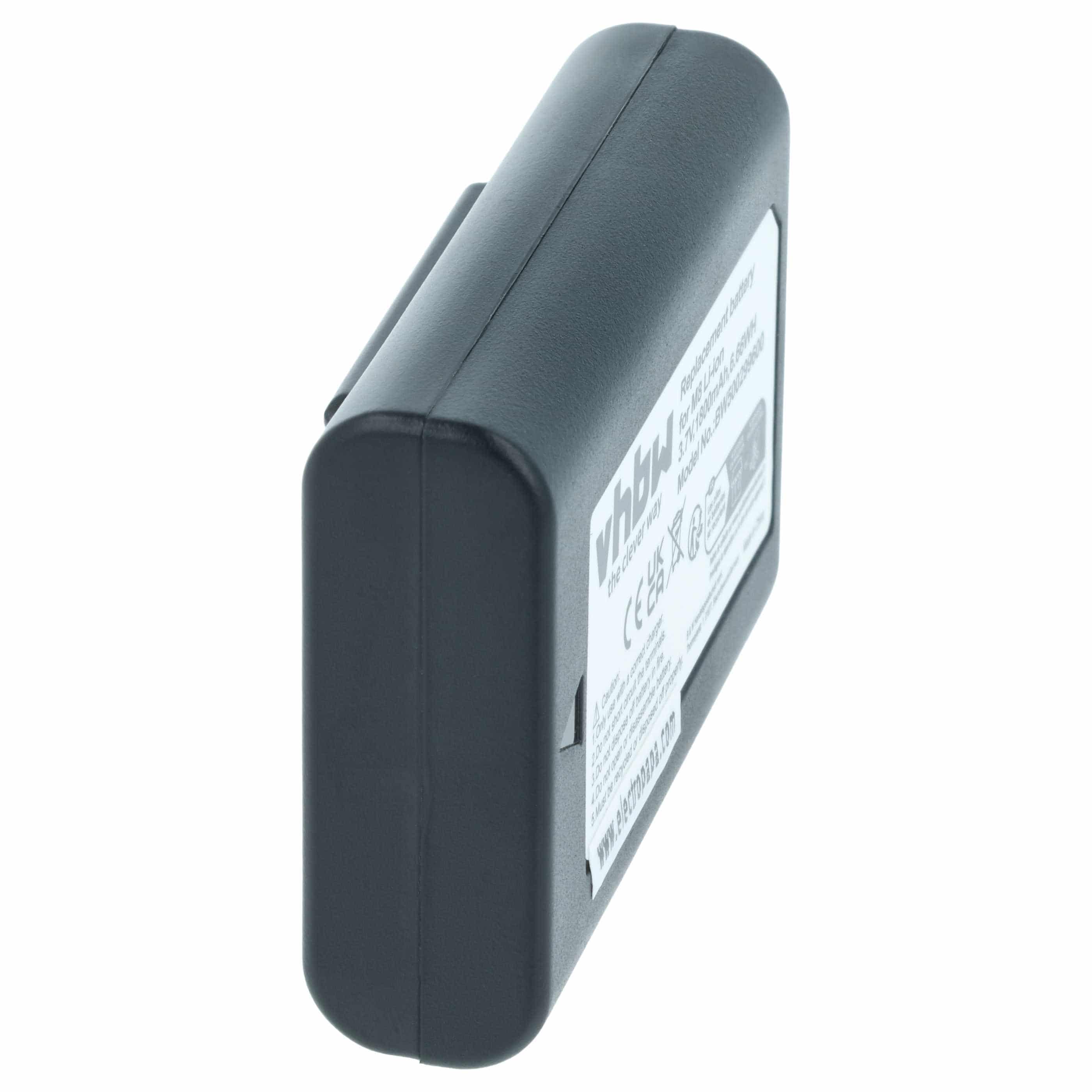 Battery replaces Leica BLI-312, 14464, BP-SCL1 - 1800mAh, 3.7V, Li-Ion