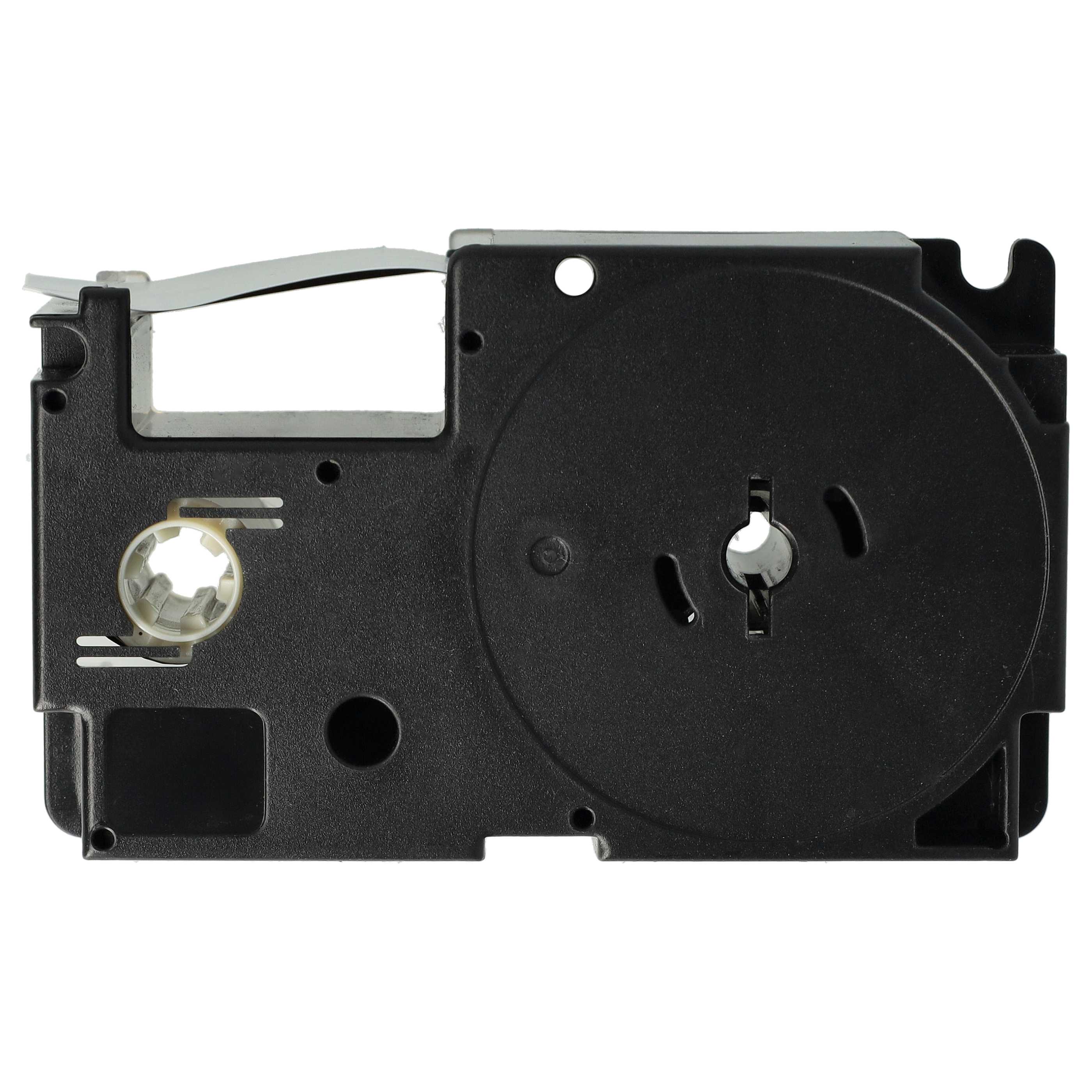 Label Tape replaces Casio XR-24GWE - 24 mm Black to White