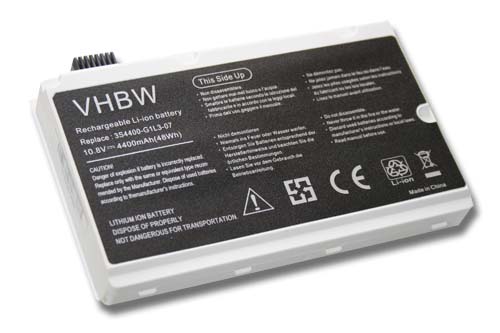 Akumulator do laptopa zamiennik Fujitsu Siemens 3S4400-S3S6-07, 3S4400-C1S1-07 - 4400 mAh 11,1 V Li-Ion, biały
