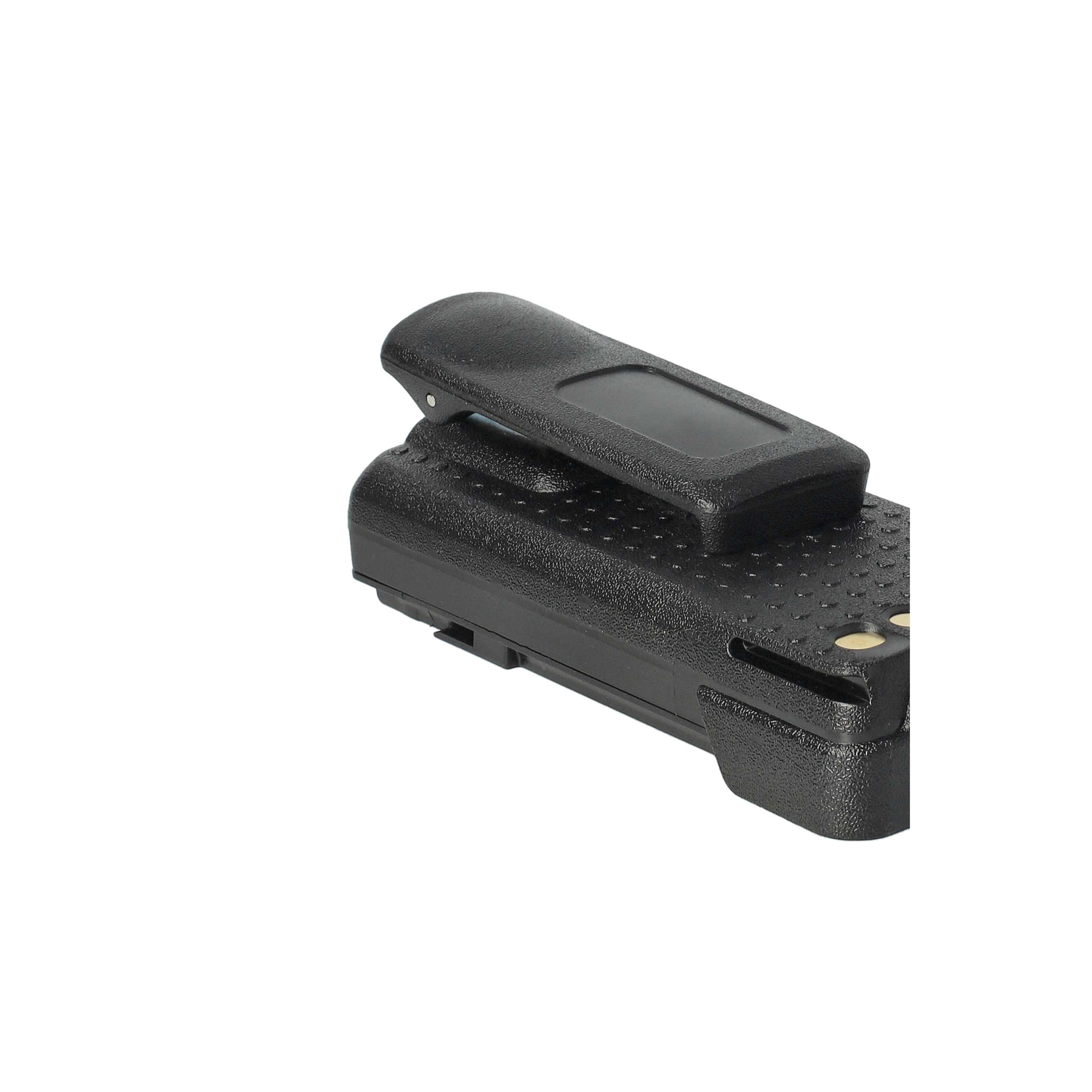 Radio 10x Battery replaces Motorola PMNN4409, PMNN4406BR, PMNN4406 - 3350 mAh 7.4 V Li-Ion + Belt Clip