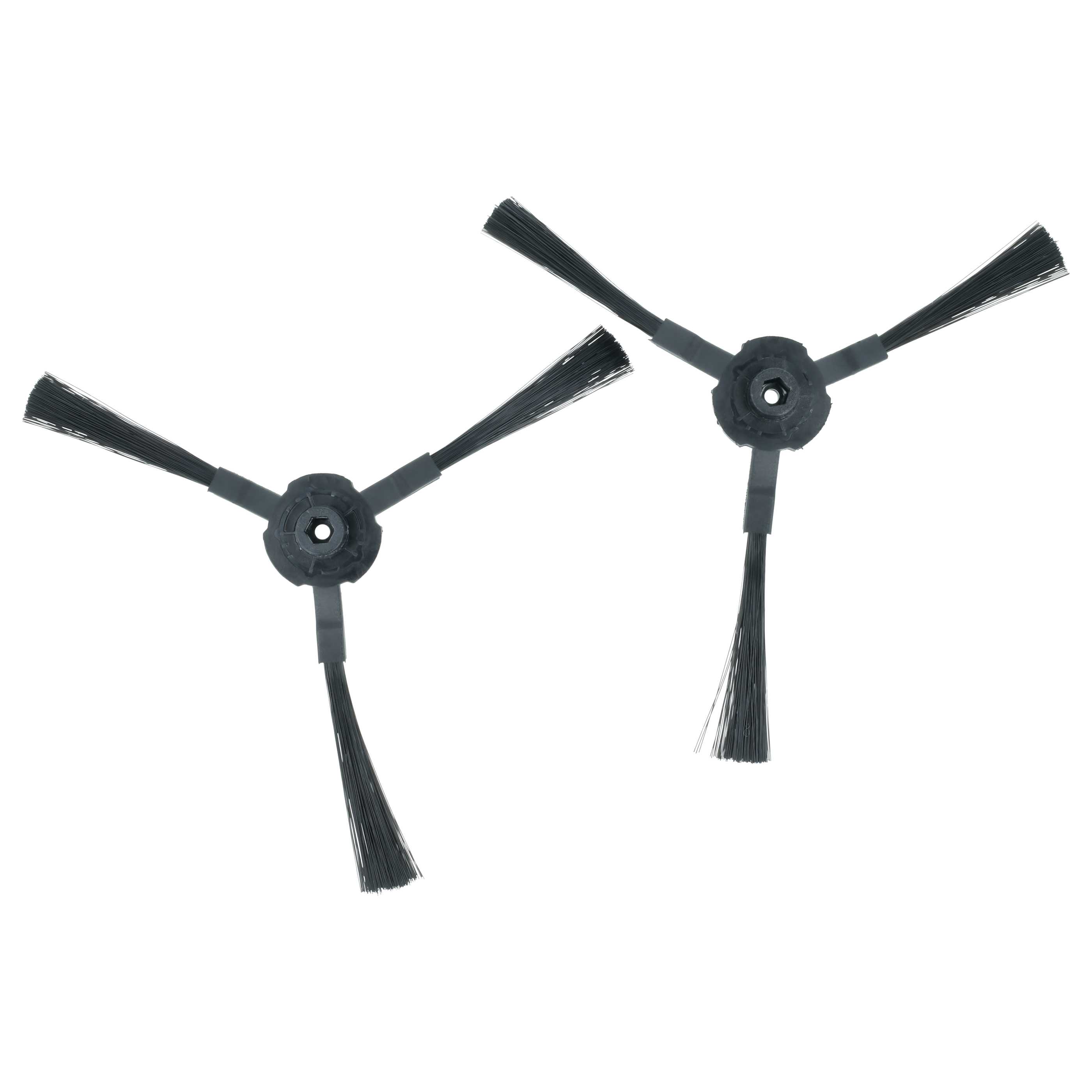 2x Szczotka boczna do robota sprzątającego iLife / Zaco / Medion - szczotki 3-ramienne, czarny