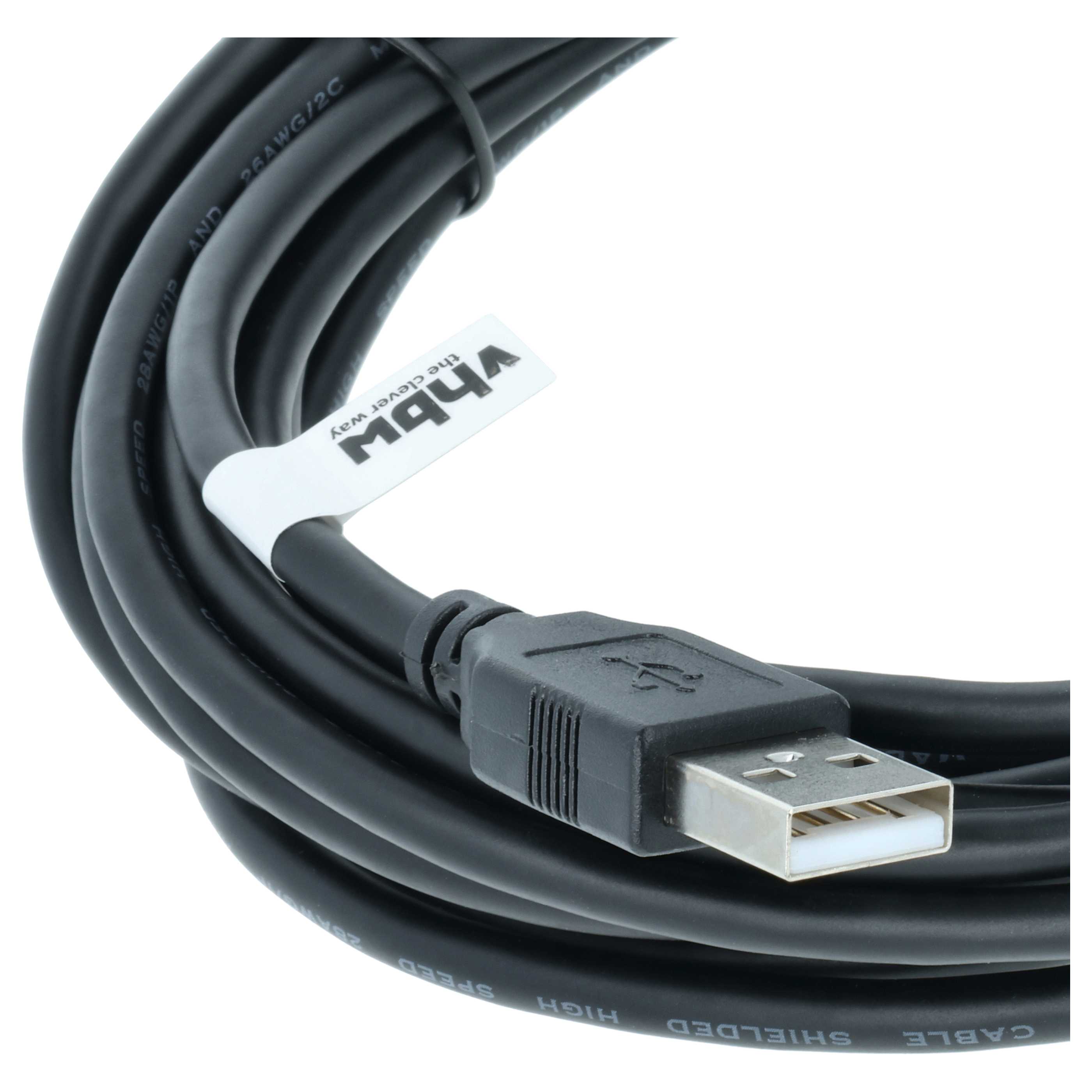 USB Data Cable replaces Panasonic EW12531, EW12381, EW12531, EW12381, K1HA05AD0005 for Camera - 500 cm