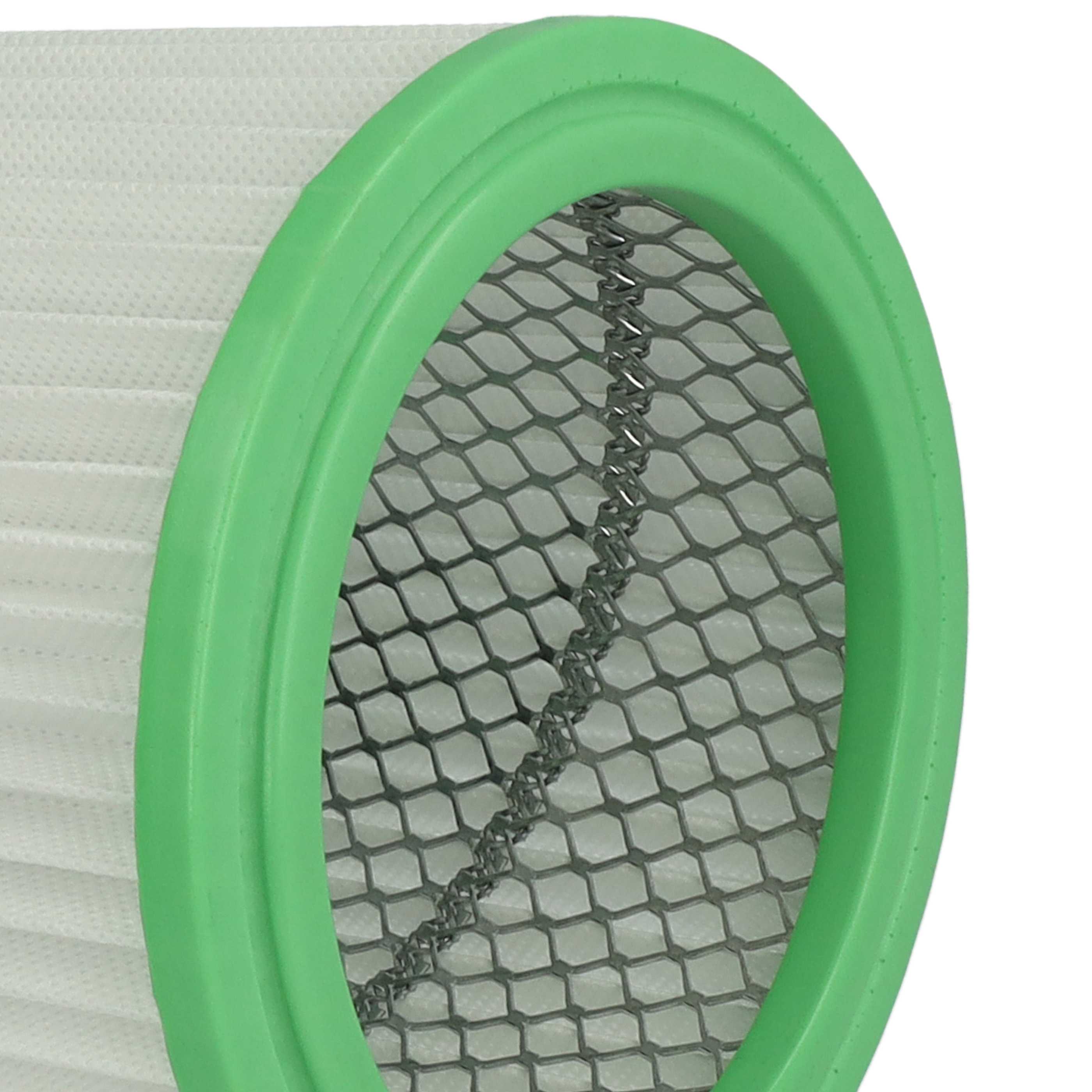 4x Filtercartridge filter replaces Einhell 235163001013 for Parkside Chimney Sweep Vacuum, white / green