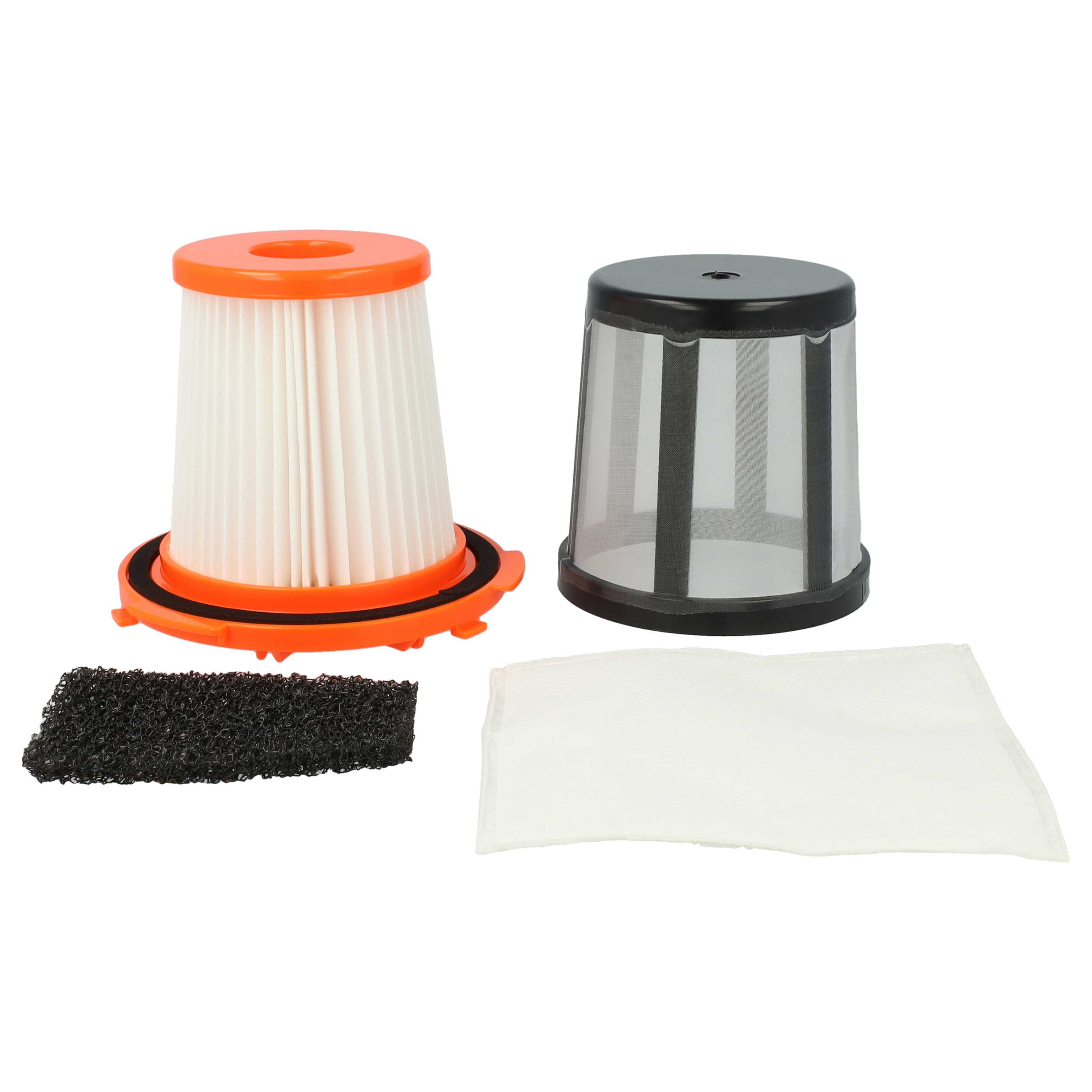 3x Filtro sostituisce AEG/Electrolux 9001969873, 4071387353 per aspirapolvere, nero / arancione / bianco
