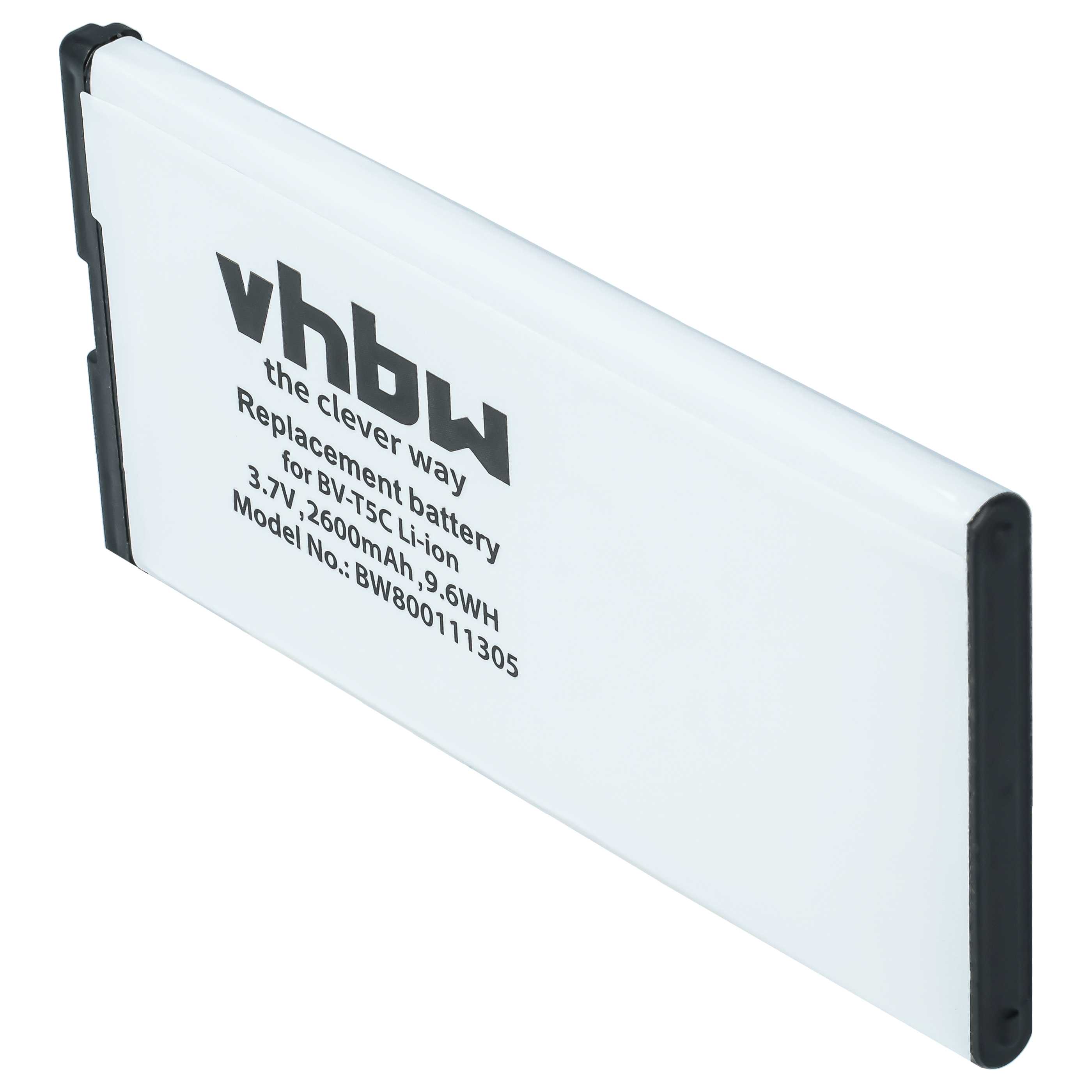 Akumulator do telefonu smartfona zamiennik Microsoft / Nokia BV-T5C - 2600 mAh 3,8 V Li-Ion