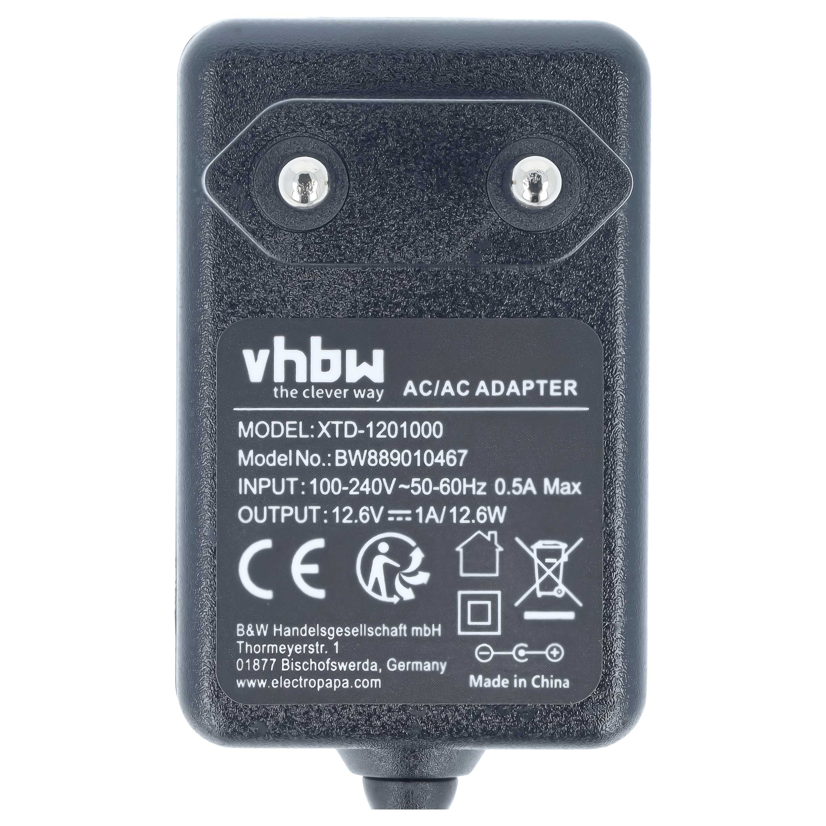 Netzteil für Poolsauger wie Pool Blaster Max Li, u.a., 12.6V, 1A