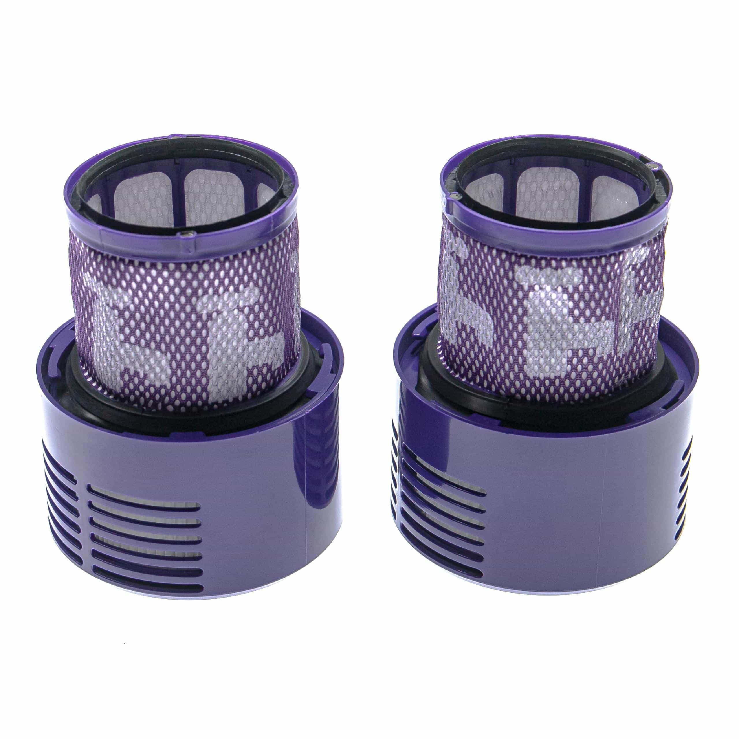4x Filtro reemplaza Dyson 969082-01 para aspiradora - filtro Hepa lila
