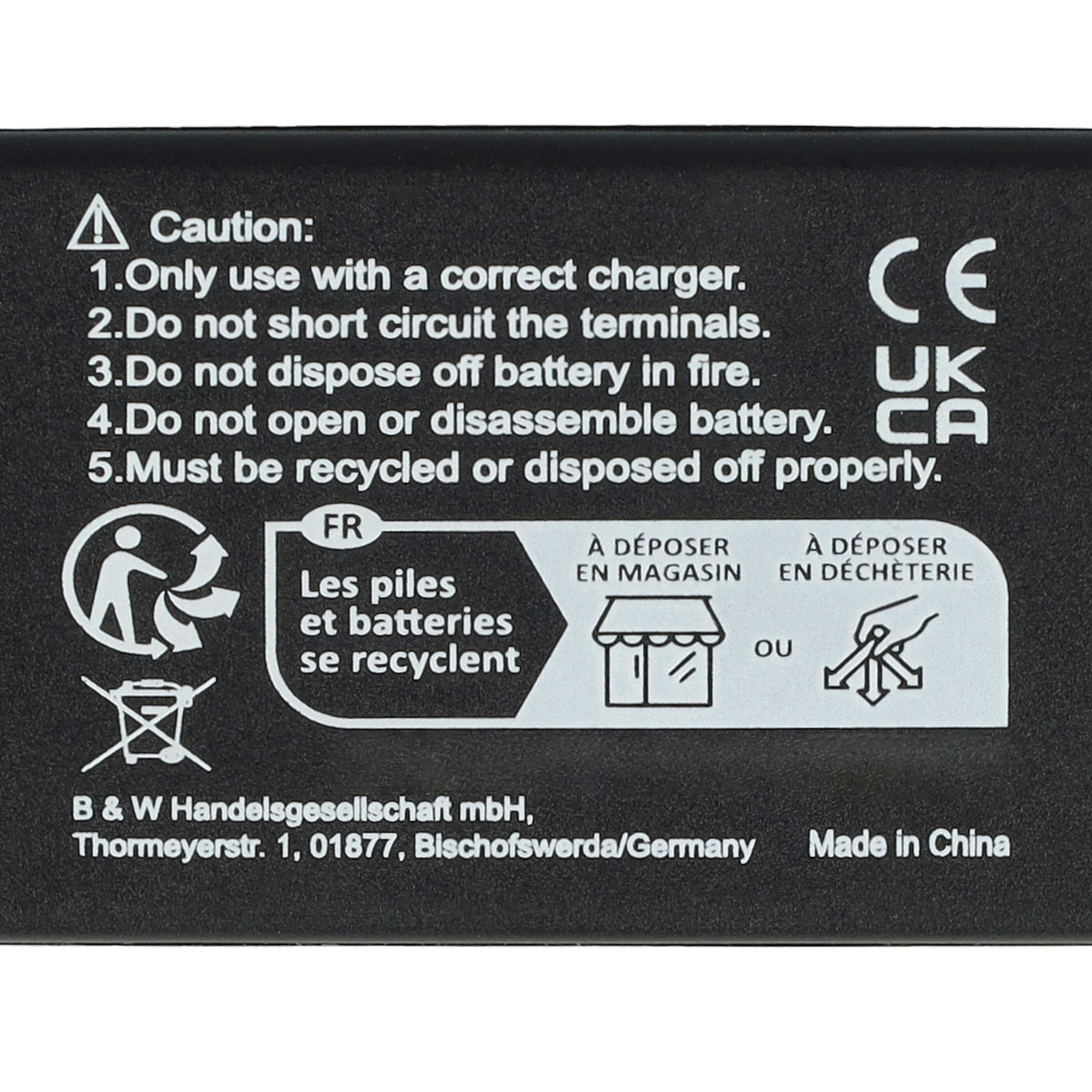 3x Battery replaces Nikon EN-EL20a, EN-EL20 - 850mAh, 7.4V, Li-Ion
