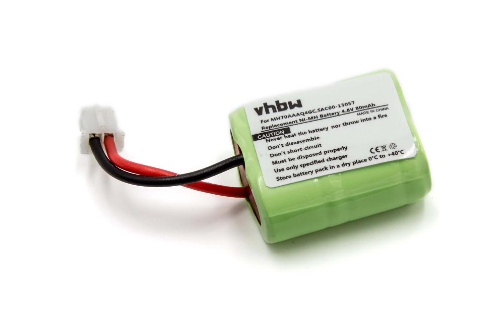 Dog Trainer Battery Replacement for Sportdog MH70AAAQ4GC, SAC00-13057 - 80mAh 4.8V NiMH
