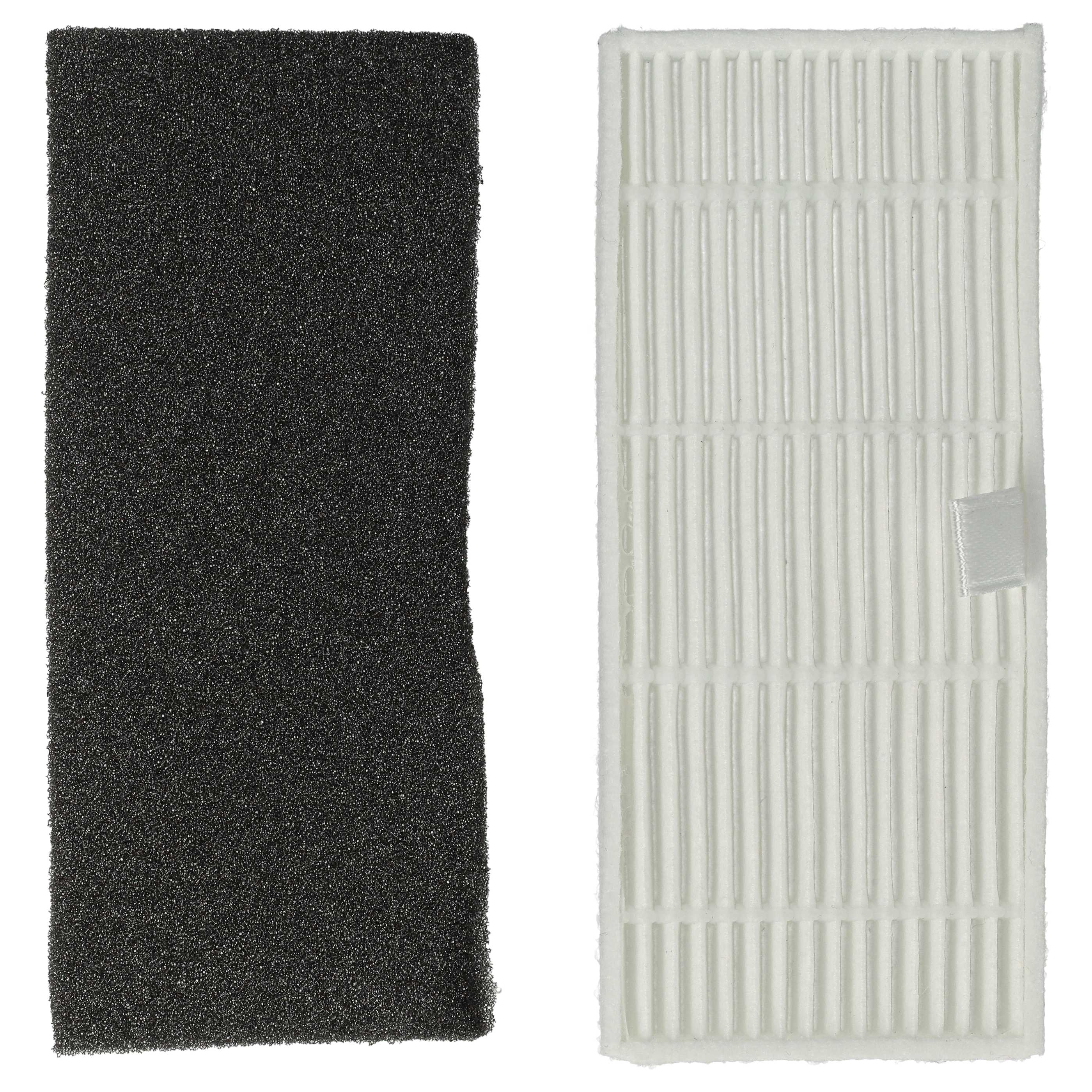 2x foam filter / fine dust filter suitable for Proscenic M8 Pro Vacuum Cleaner