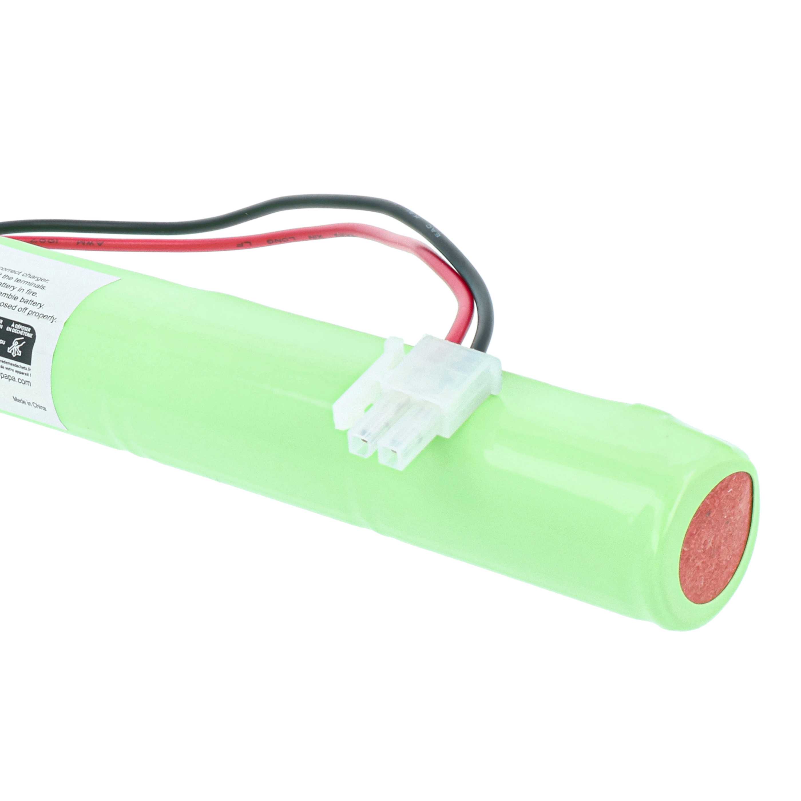 Emergency Light 10x Battery replaces BAES 329045490 - 1600 mAh 7.2 V NiCd