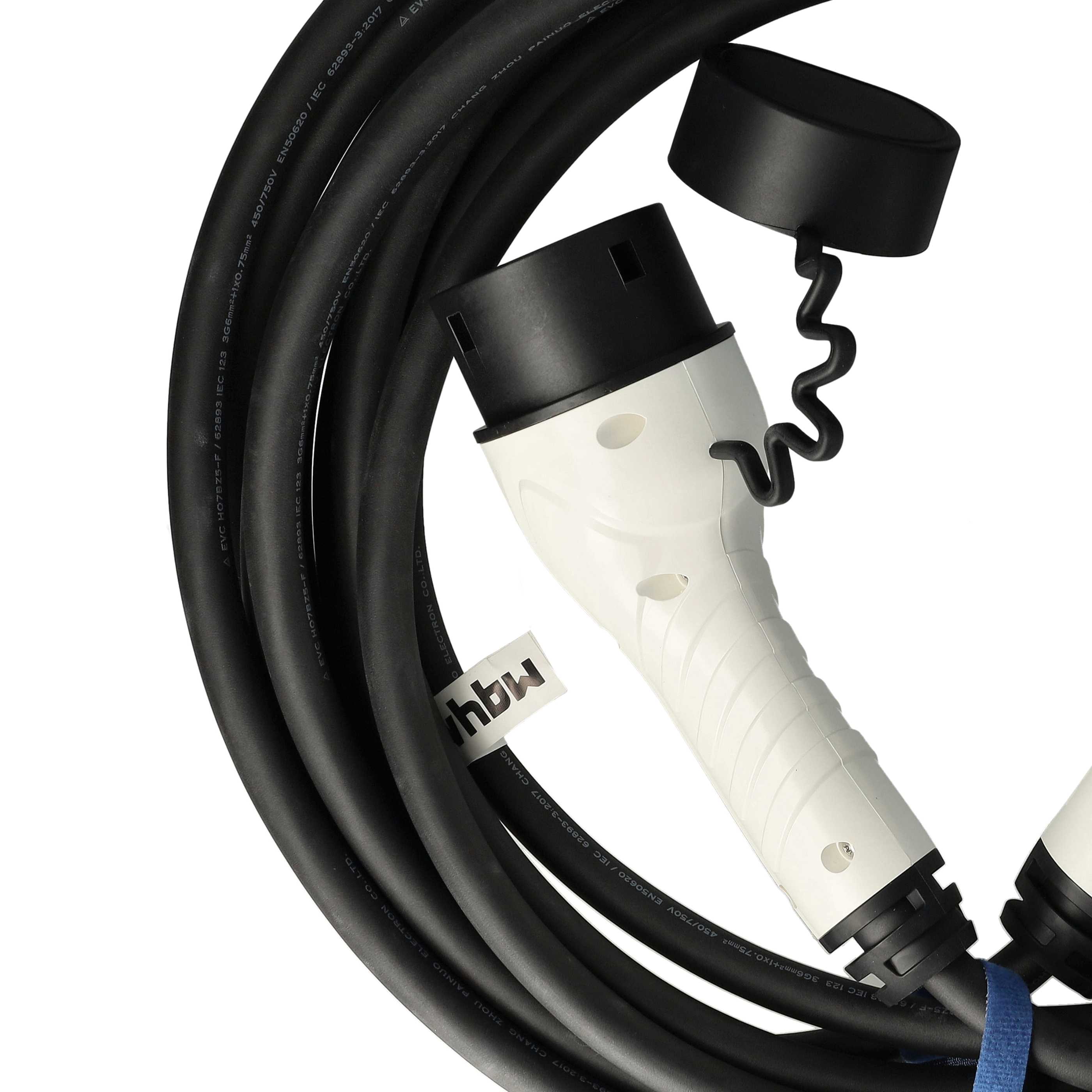 Charging Cable - Type 2 to Type 2 Cable, Single-Phase, 32 A, 7 kW, 10 m