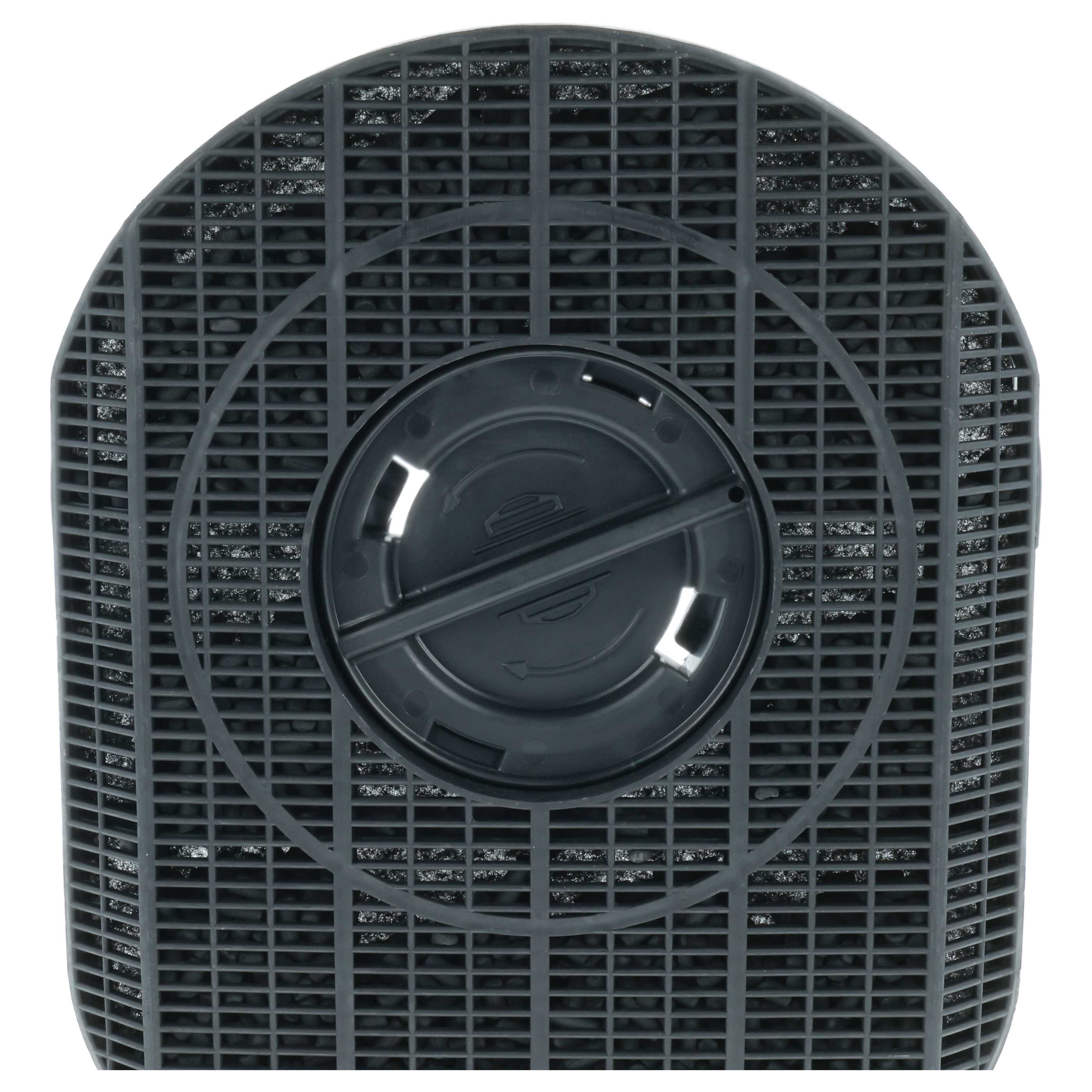 4x Filtres à charbon actif remplace AEG E3CFE200, Type 200 pour hotte Bosch