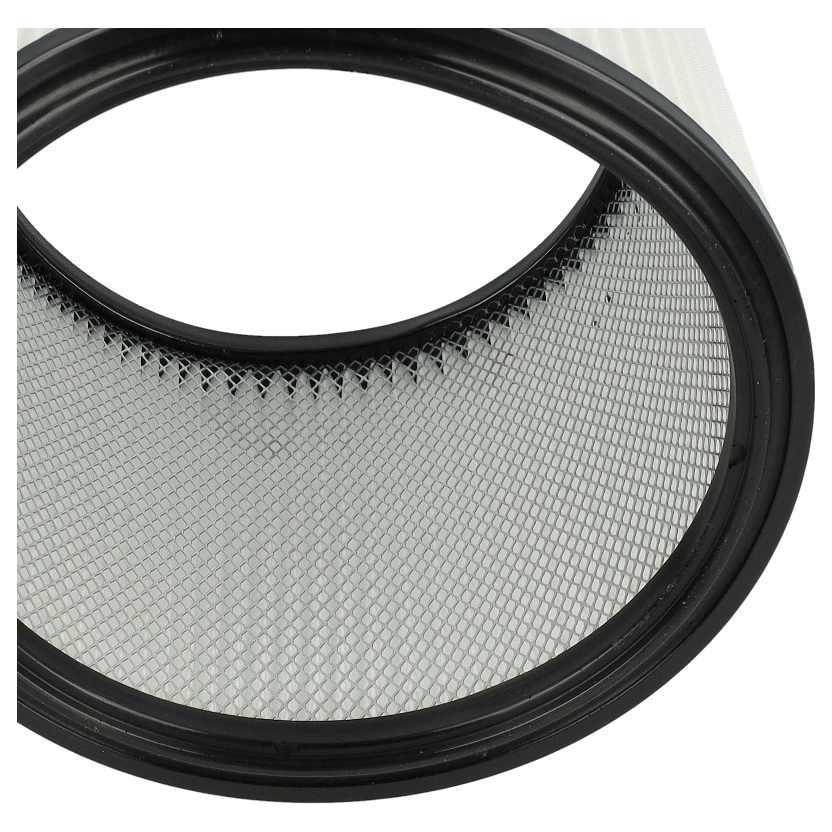 4x Filtercartridge filter replaces Starmix 413525, 4011240413525 for Starmix Vacuum Cleaner, black / white