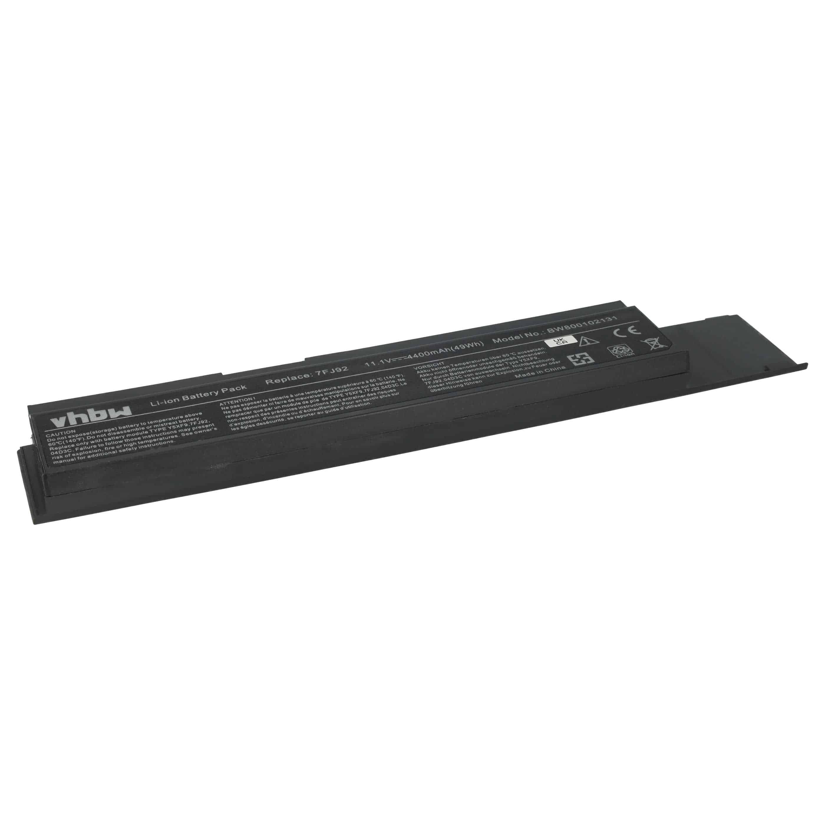 Akumulator do laptopa zamiennik Dell 0TXWRR, 312-0997, 04D3C, 04GN0G - 4400 mAh 11,1 V Li-Ion, czarny