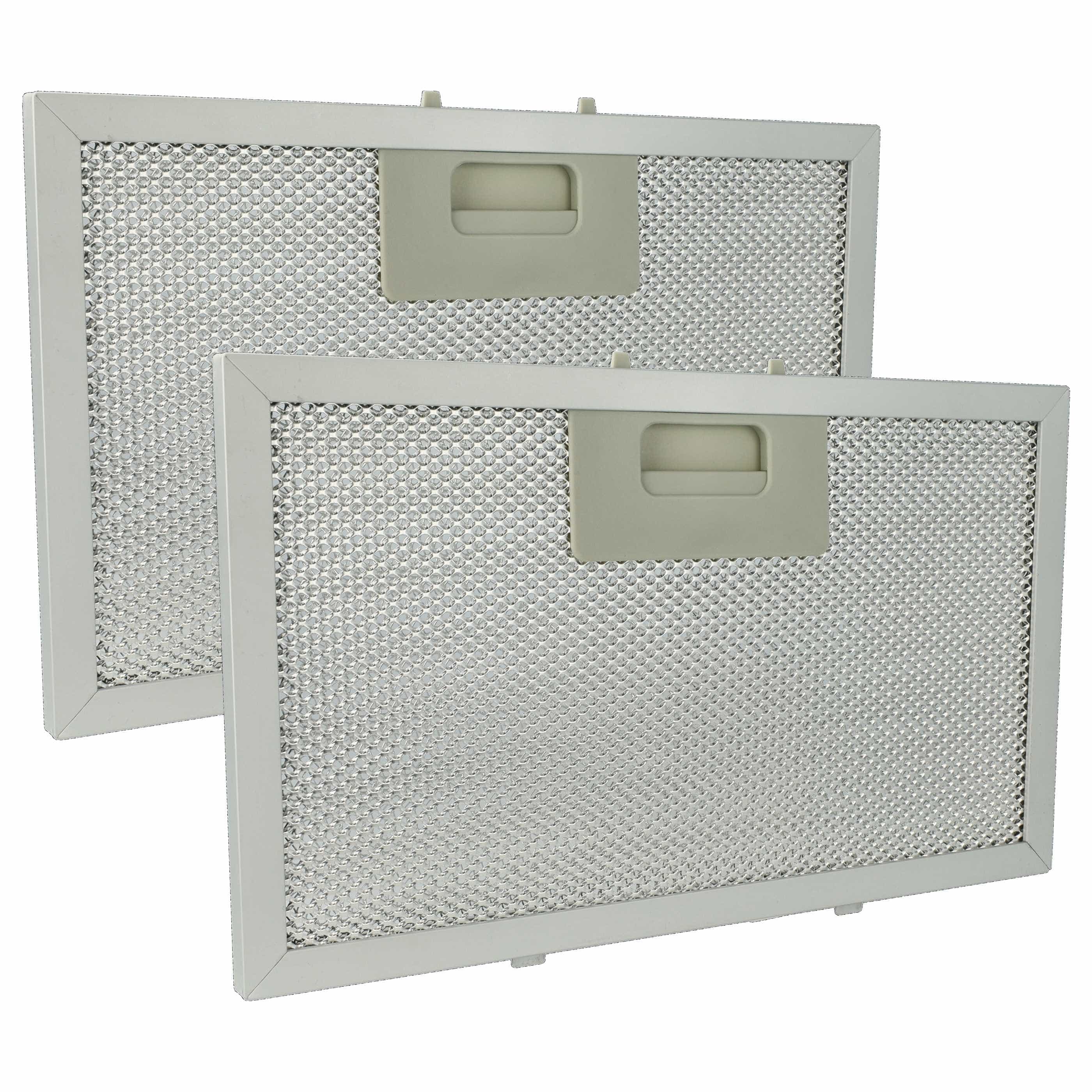 2x Filtres métal remplace Klarstein 10034877 pour hotte aspirante