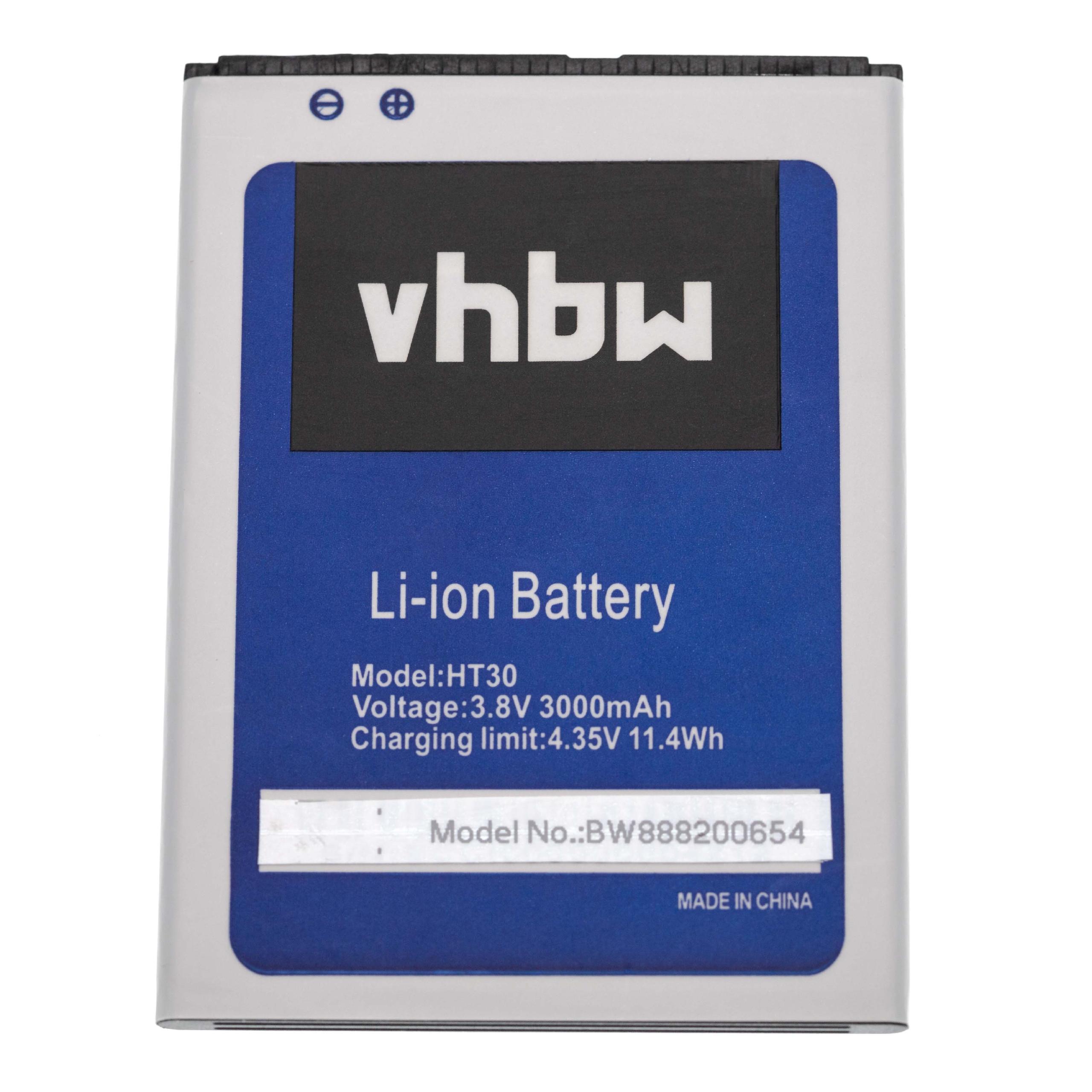 Mobile Phone Battery for HomTom HT30, HT30 Pro - 3000mAh 3.8V Li-Ion