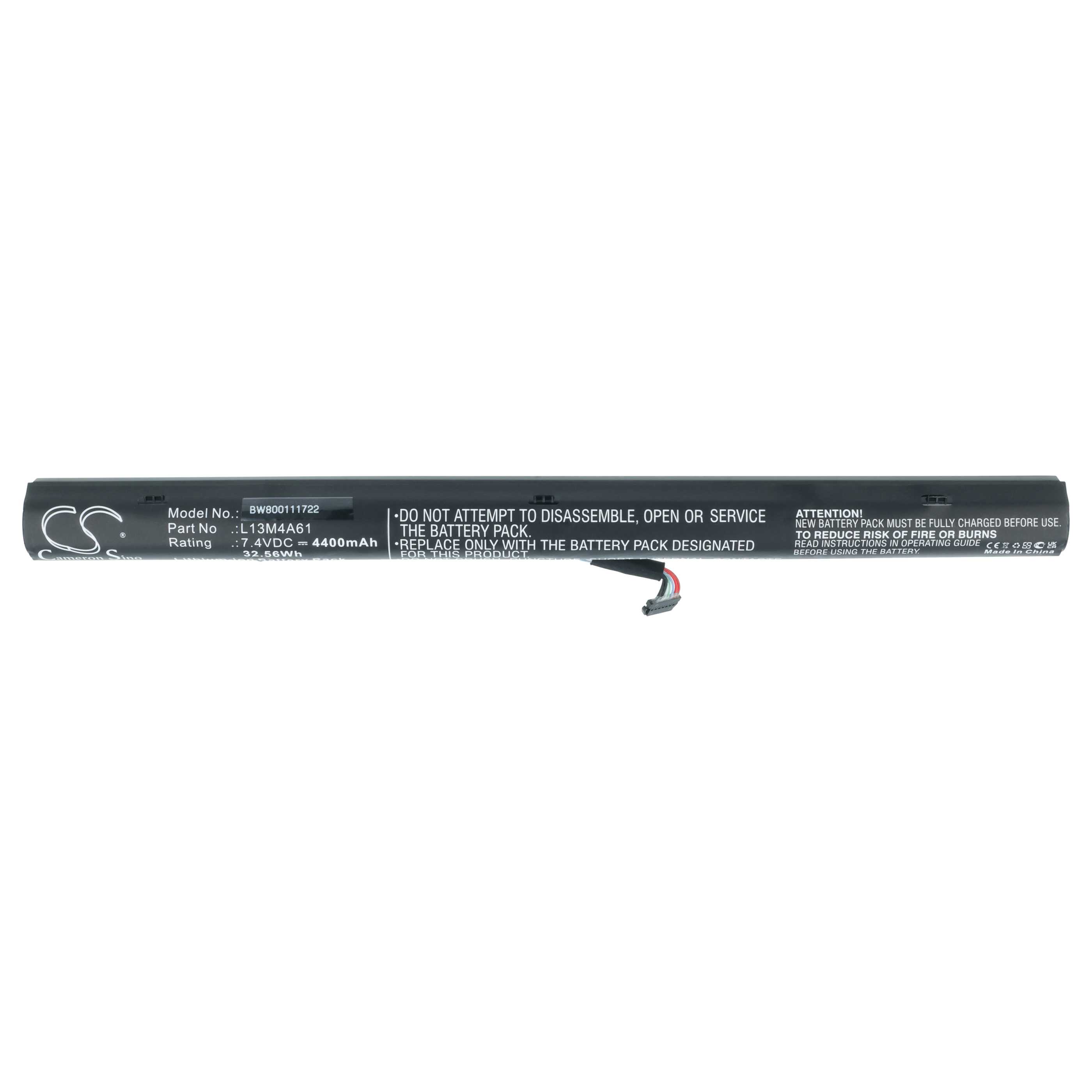Akumulator do laptopa zamiennik Lenovo L13L4E61, 2INR19/66-2, L13L4A61 - 4400 mAh 7,4 V Li-Ion, czarny
