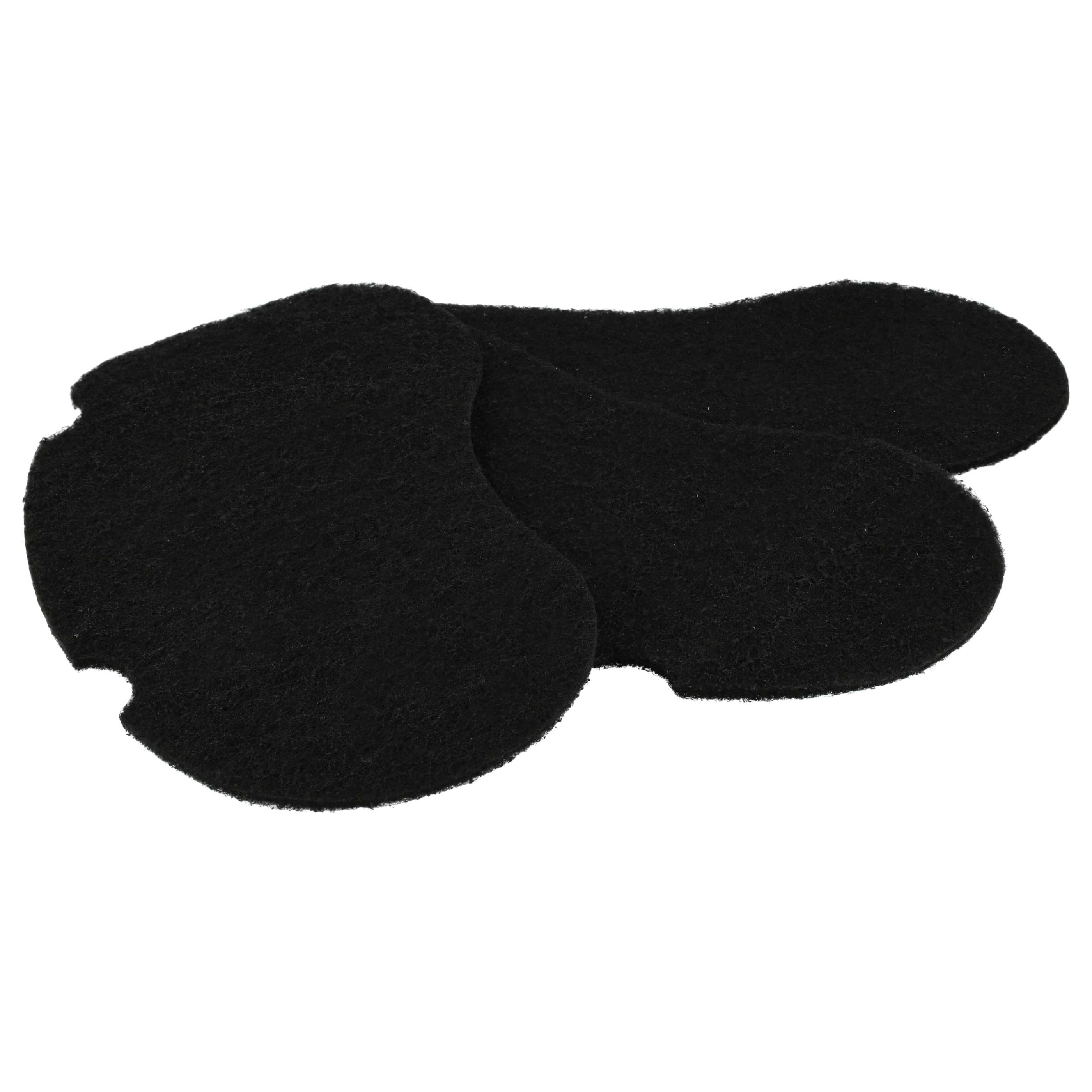 3x Activated Carbon Filter replaces SEB XA500025 for Tefal Deep Fat Fryer etc. - 18.6 x 8.8 x 0.3 cm