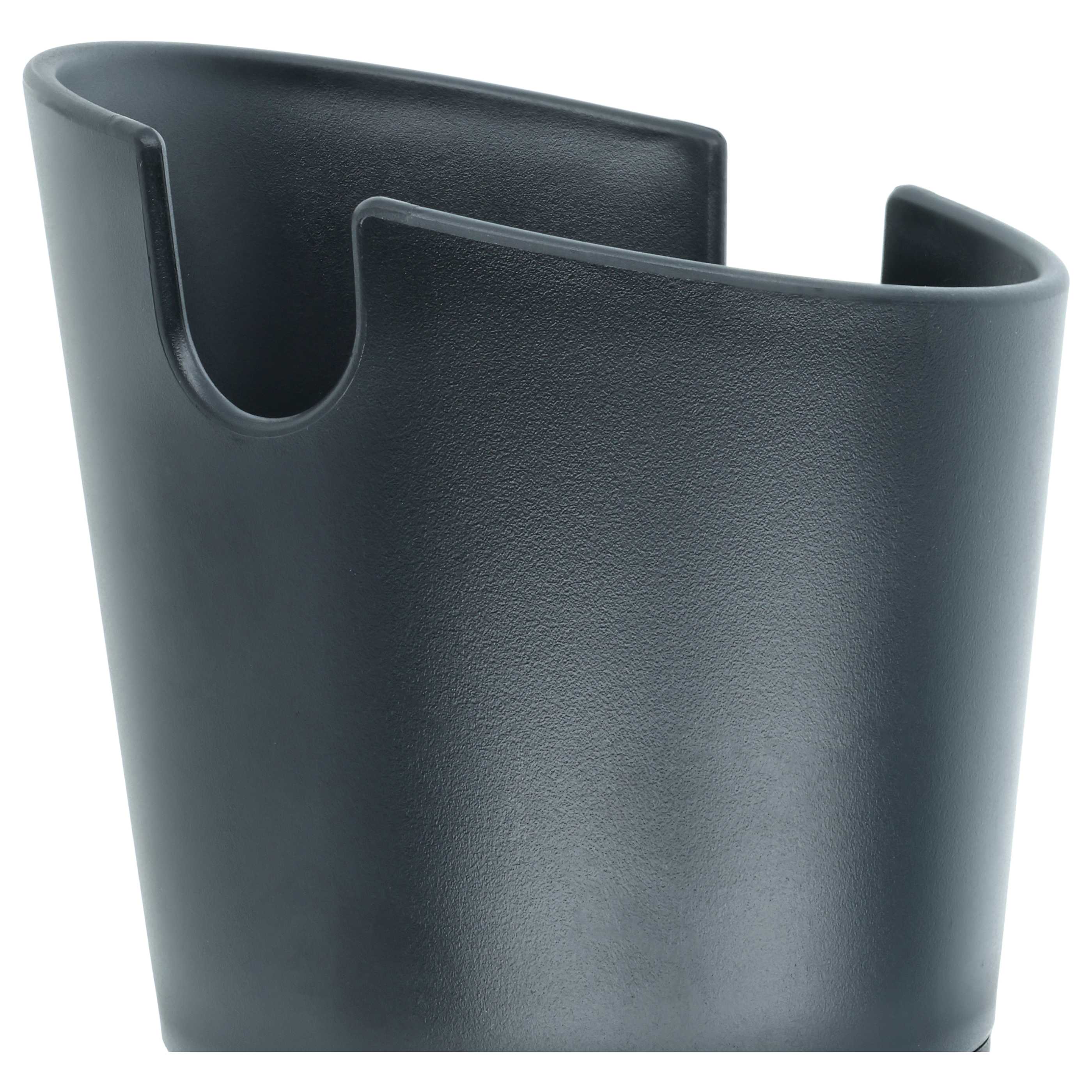 Drip Tray for Filter Holder - Knock Box suitable for Espresso Coffee Machine, Dishwasher Safe, Black