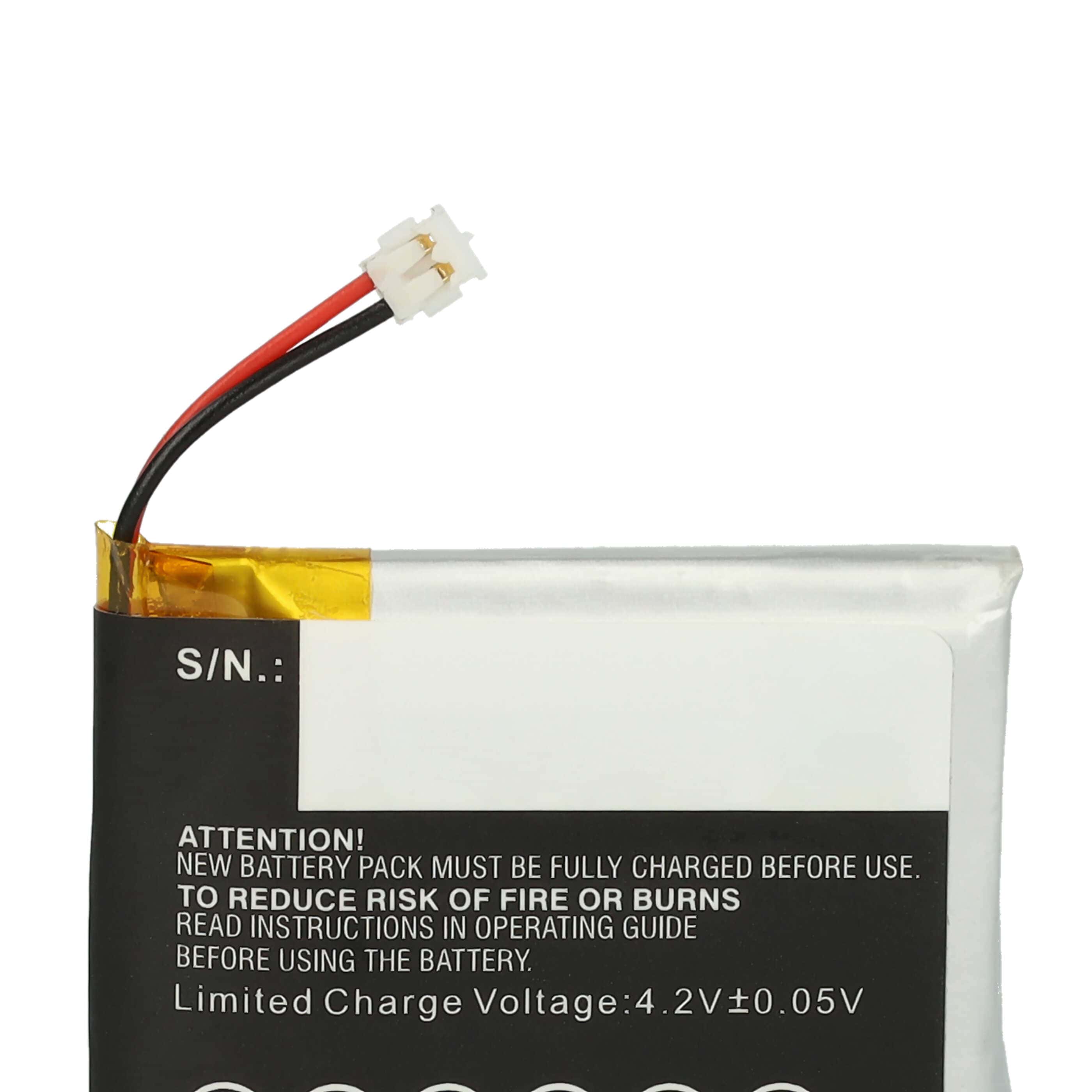 Smartwatch-Akku als Ersatz für Garmin 361-00034-02 - 300mAh 3,7V Li-Polymer + Werkzeug-Set