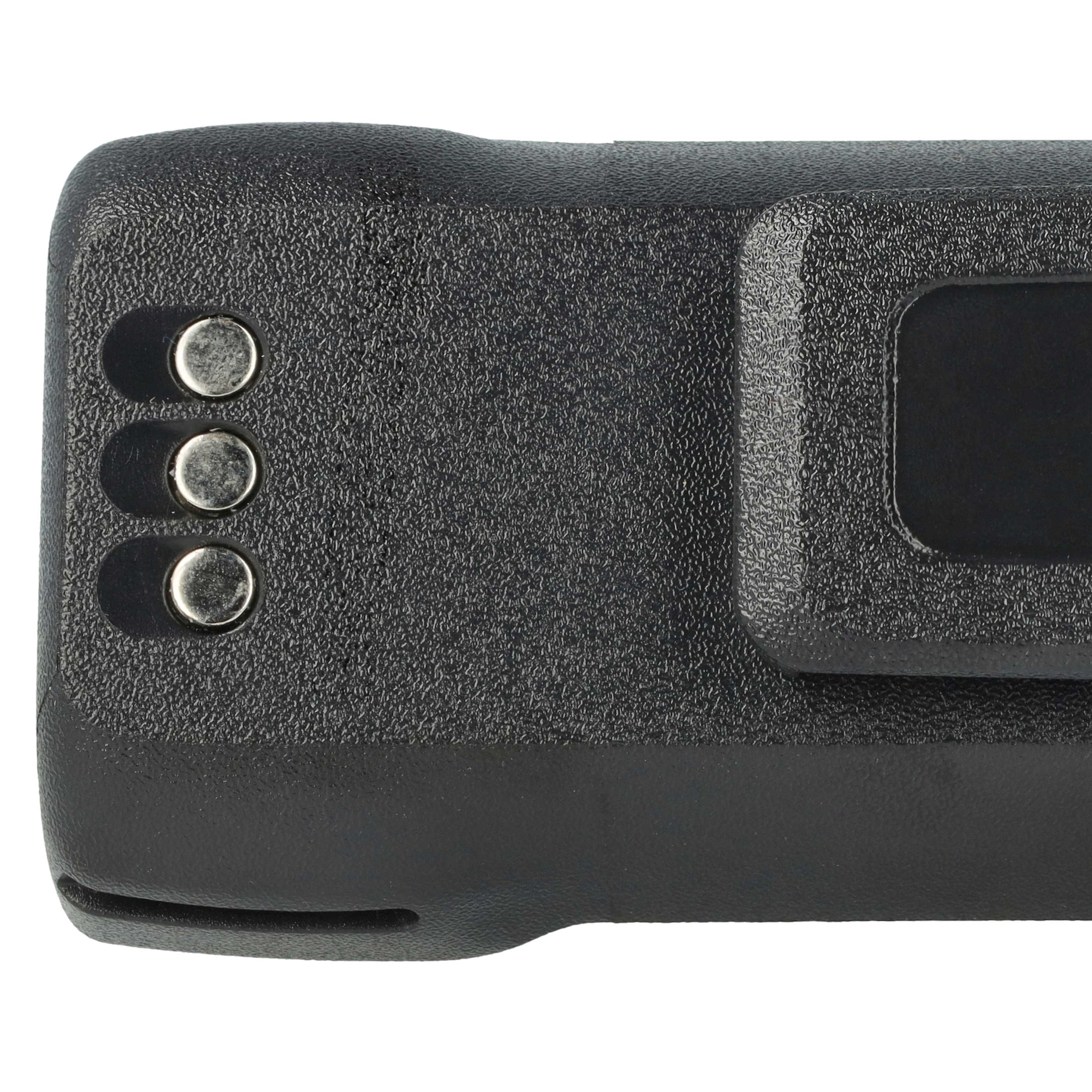 Radio 2x Battery replaces Motorola PMNN4600A, PMNN4598A - 2600 mAh 7.4 V Li-Ion + Belt Clip