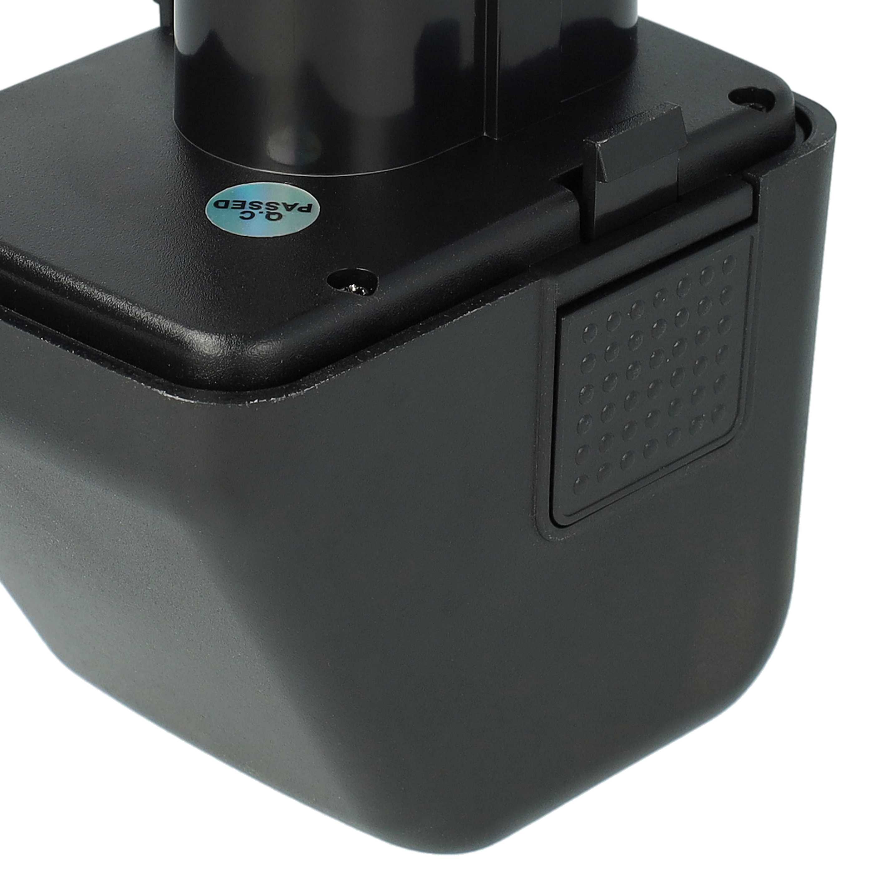 2x Battery replaces Gesipa CPT12/2 EHD Blind Rivet Gun - 3500 mAh, 12 V, NiMH