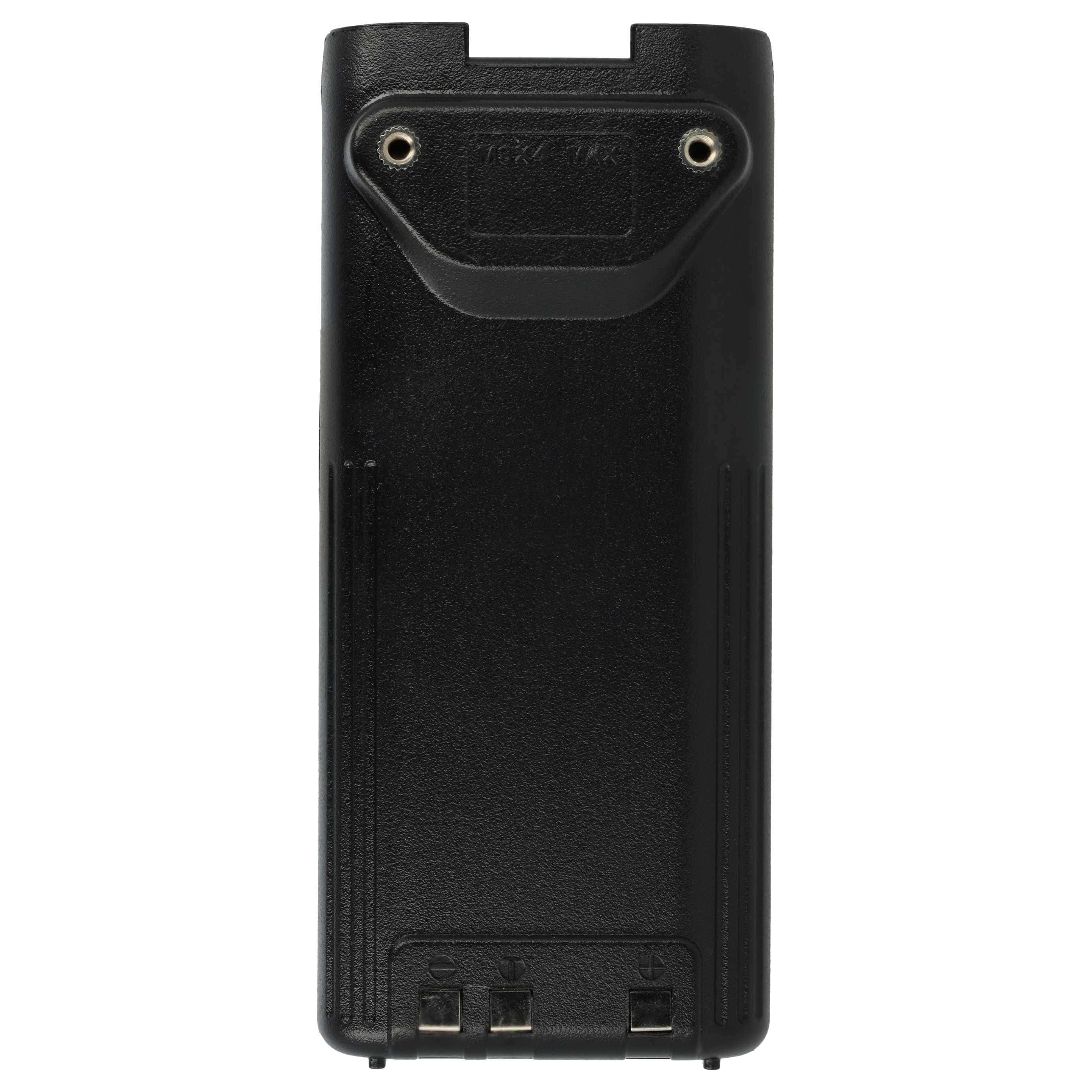 Radio 5x Battery replaces BP-209, BP-211, BP-210N, BP-209N, BP-210, BP-211N - 2300 mAh 7.2 V NiMH + Belt Clip