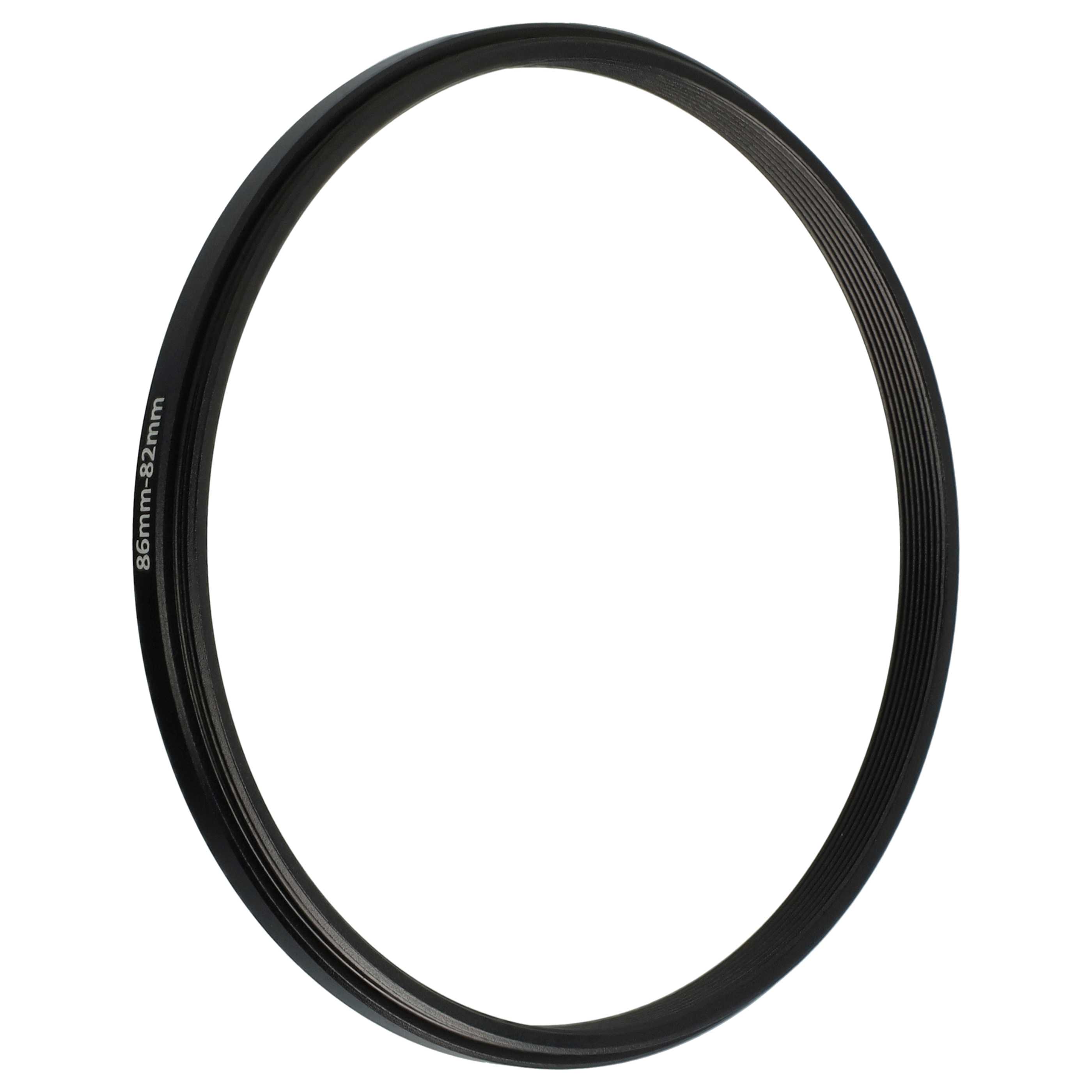 Step-Down Ring Adapter from 86 mm to 82 mm for various Camera Lenses