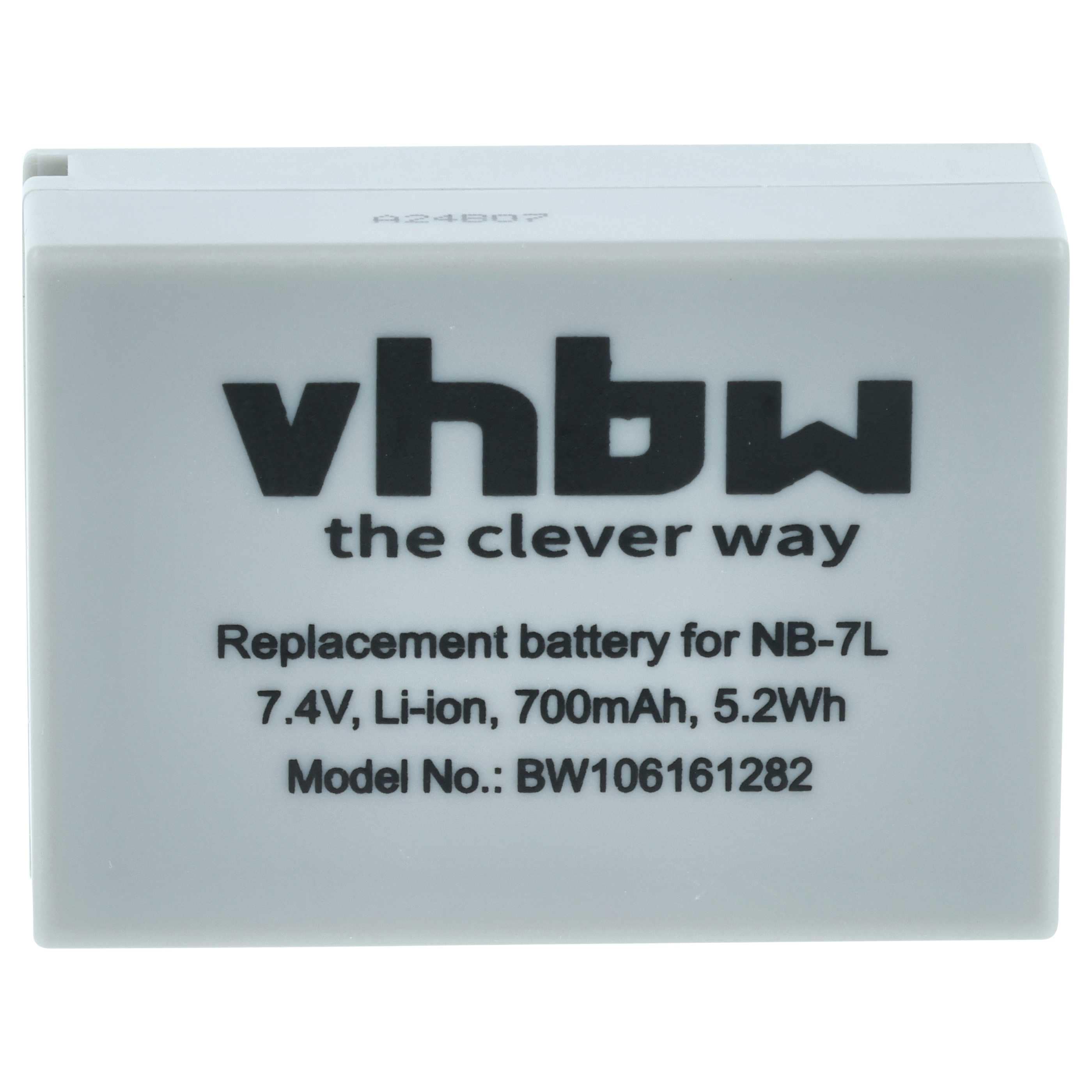 3x Battery replaces Canon NB-7L - 700mAh, 7.2V, Li-Ion