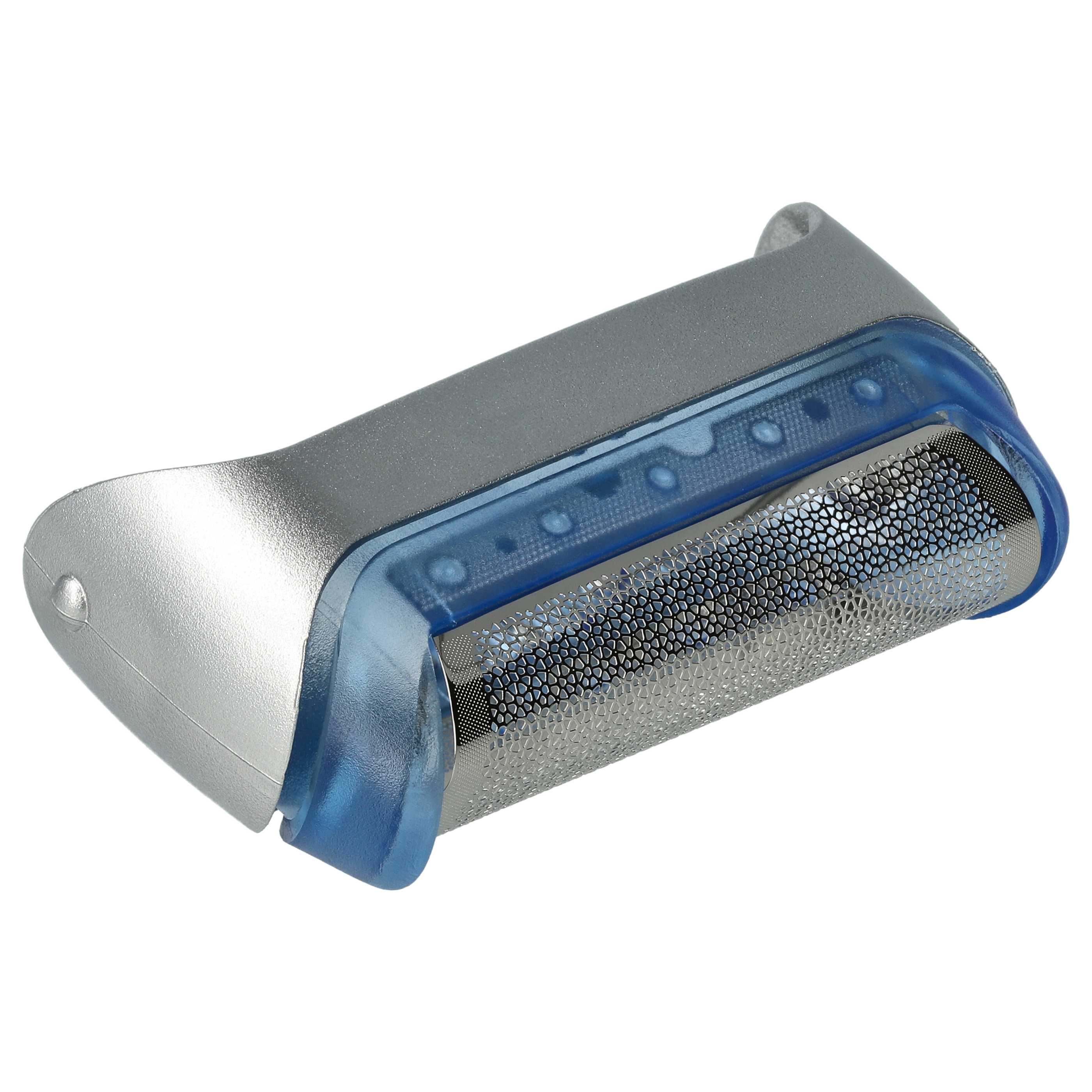 3x Shaver Foil replaces Braun 20S for Razor - incl. Frame, Silver/Blue