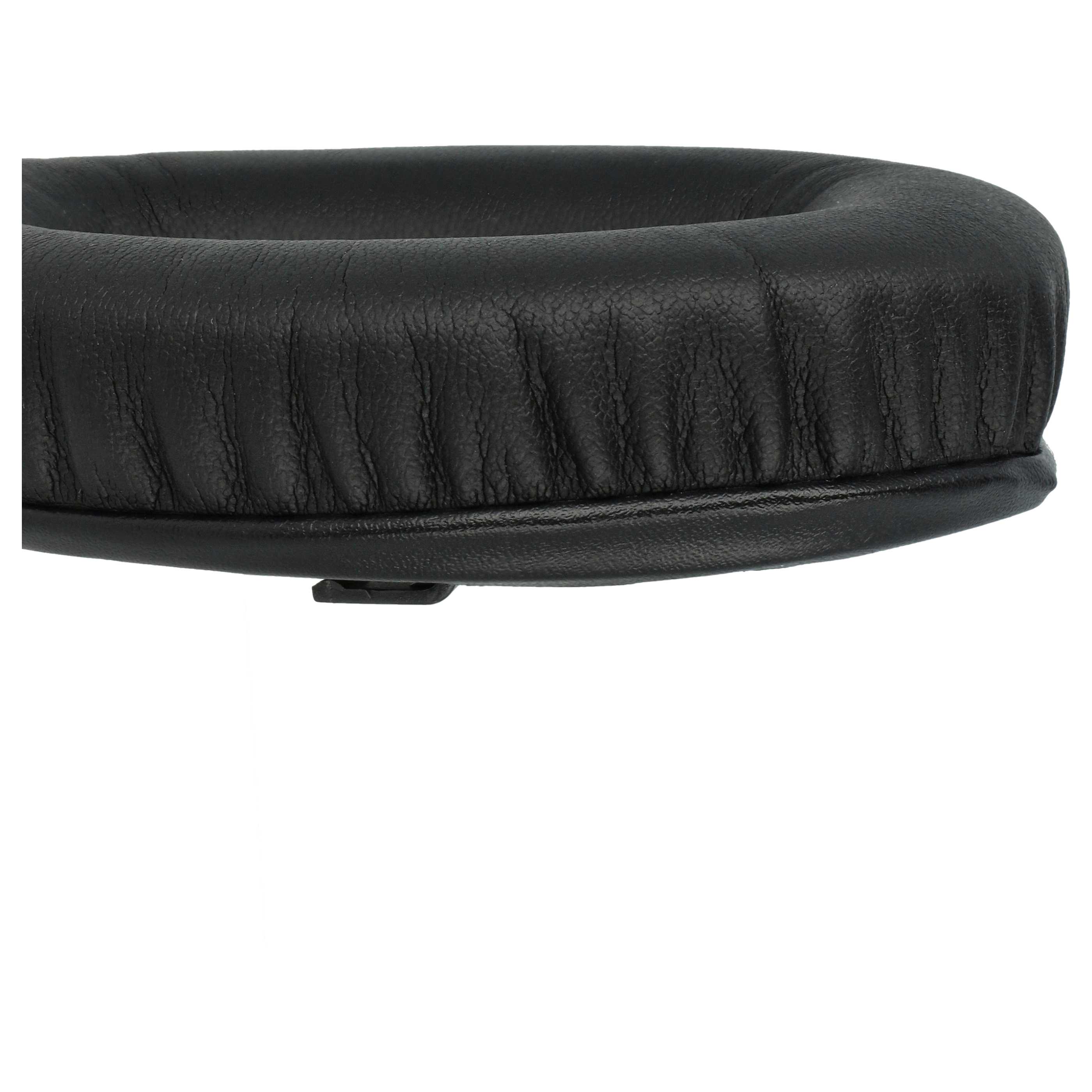 2x Ear Pads replaces Sennheiser 562591, 562592, 562593 - foam / synthetic leather, 25 mm thick