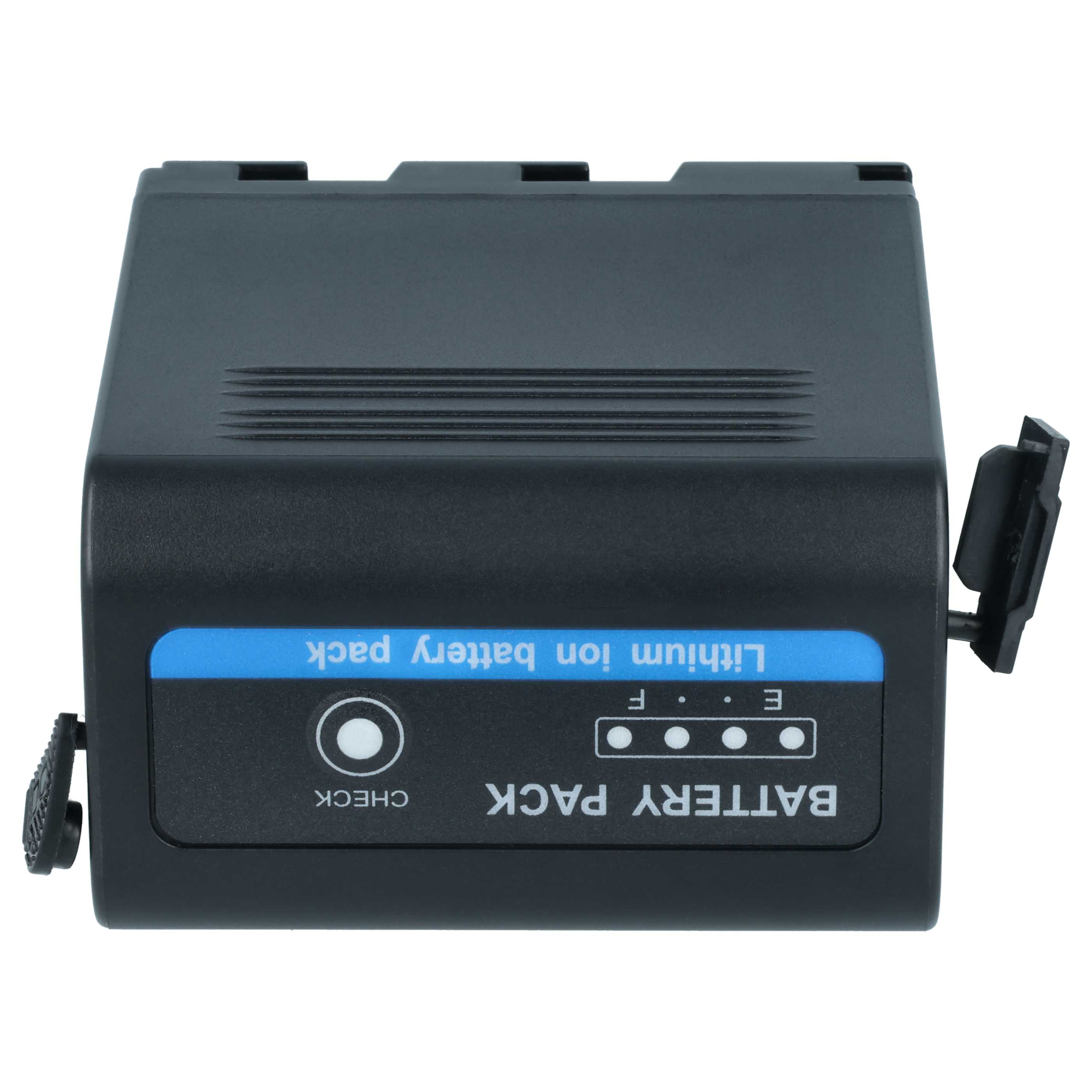 Videocamera 2x Battery replaces JVC SSL-50, SSL-70 - 7800 mAh 7.4 V Li-Ion