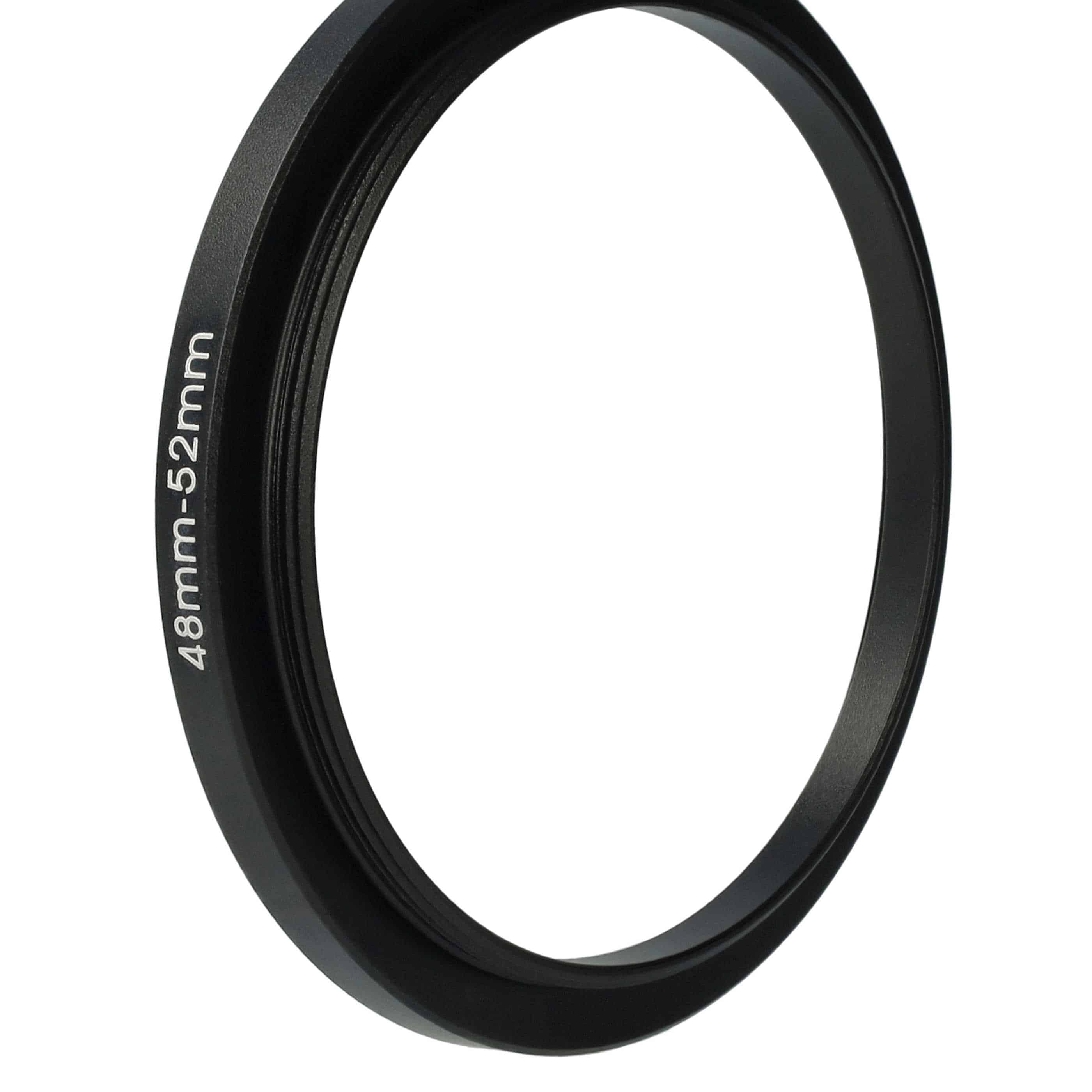 Step-Up-Ring Adapter 48 mm auf 52 mm passend für diverse Kamera-Objektive - Filteradapter