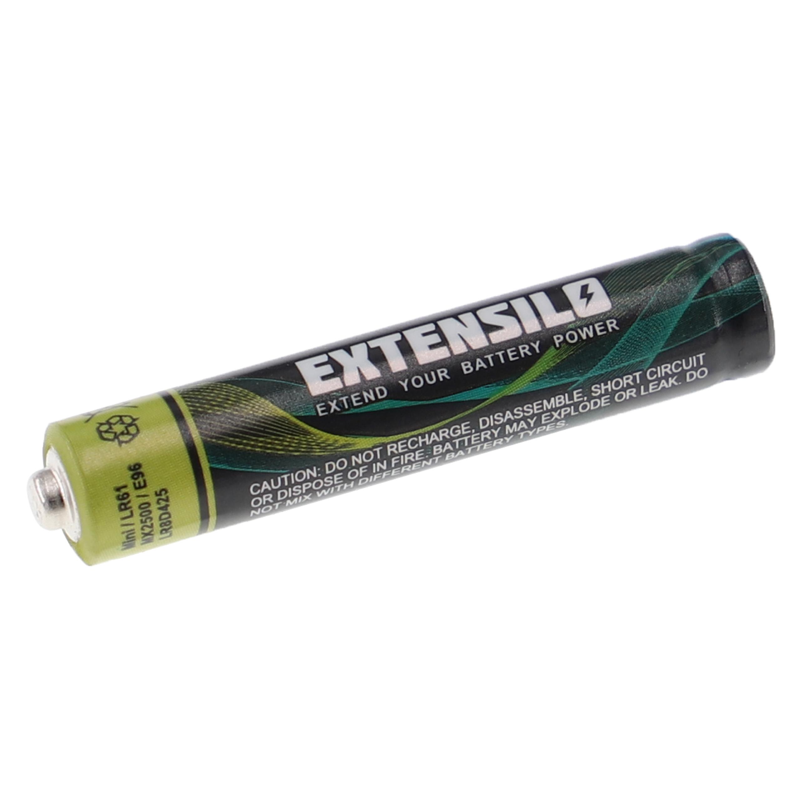 5x Batería para AAAA - 550 mAh 1,5 V Alkali-Mangan