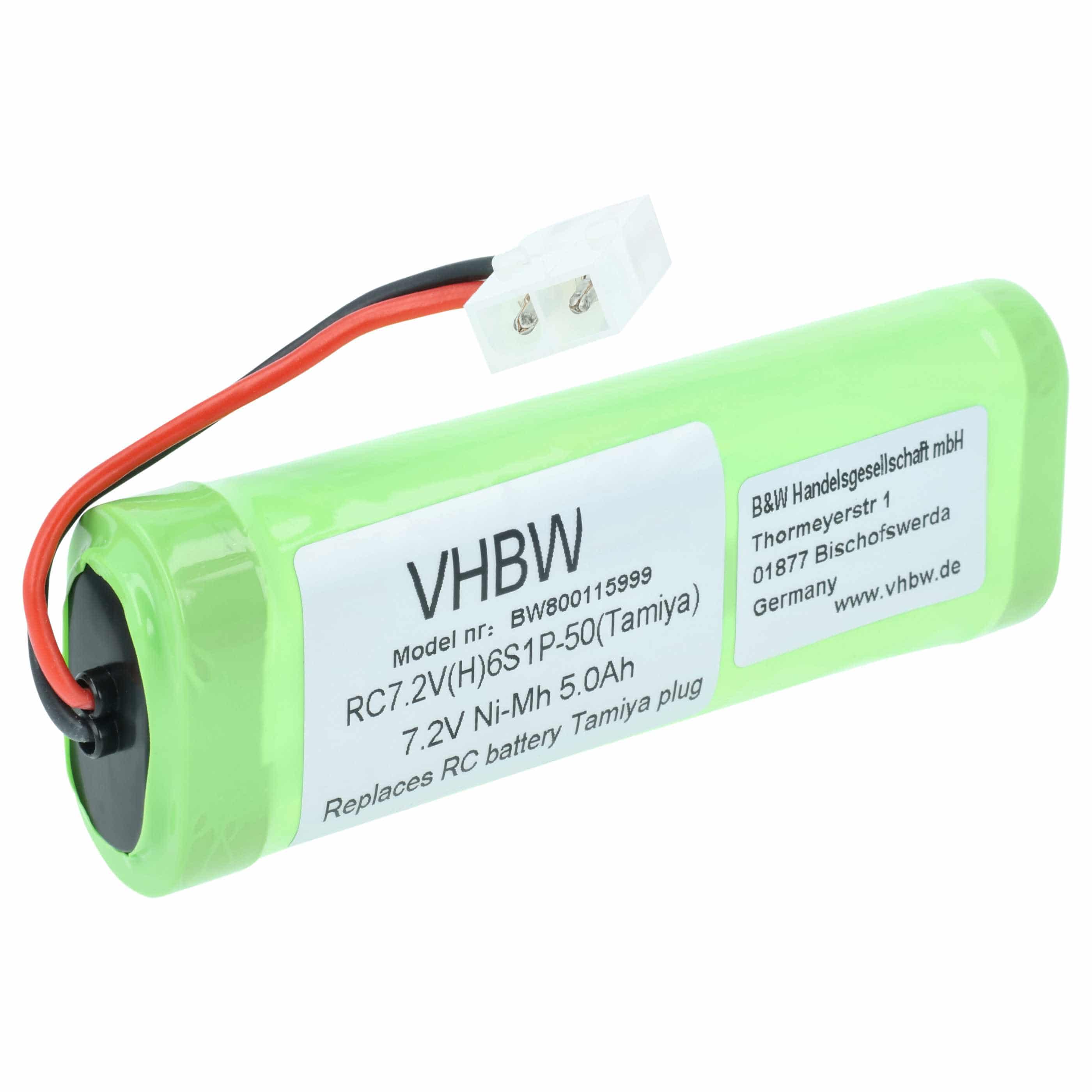Batterie modèle radio-télécommandé - 5000mAh 7,2V NiMH, Tamiya