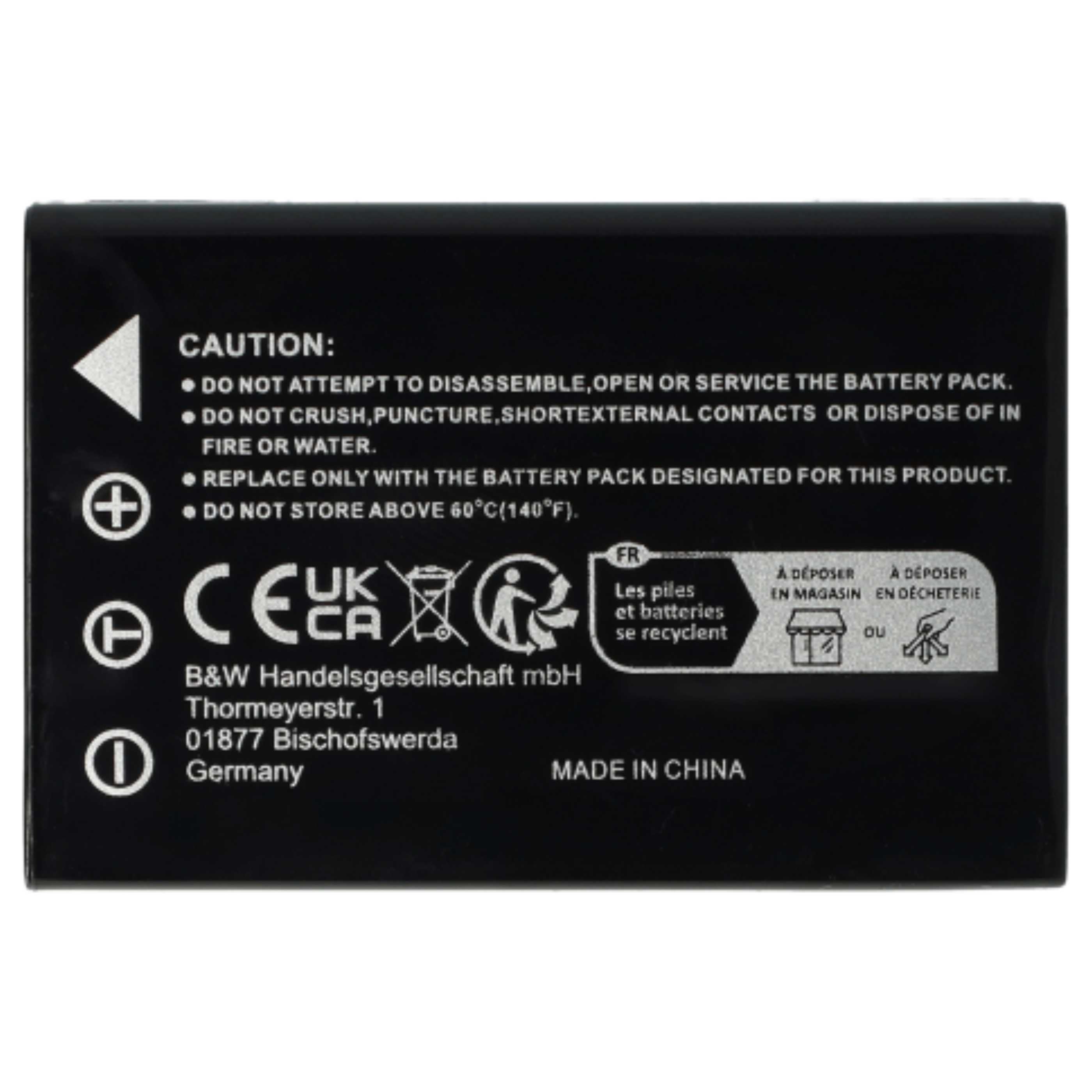2x Batteria sostituisce Aiptek ZPT-PM18 per fotocamera - 1800mAh 3,7V Li-Ion