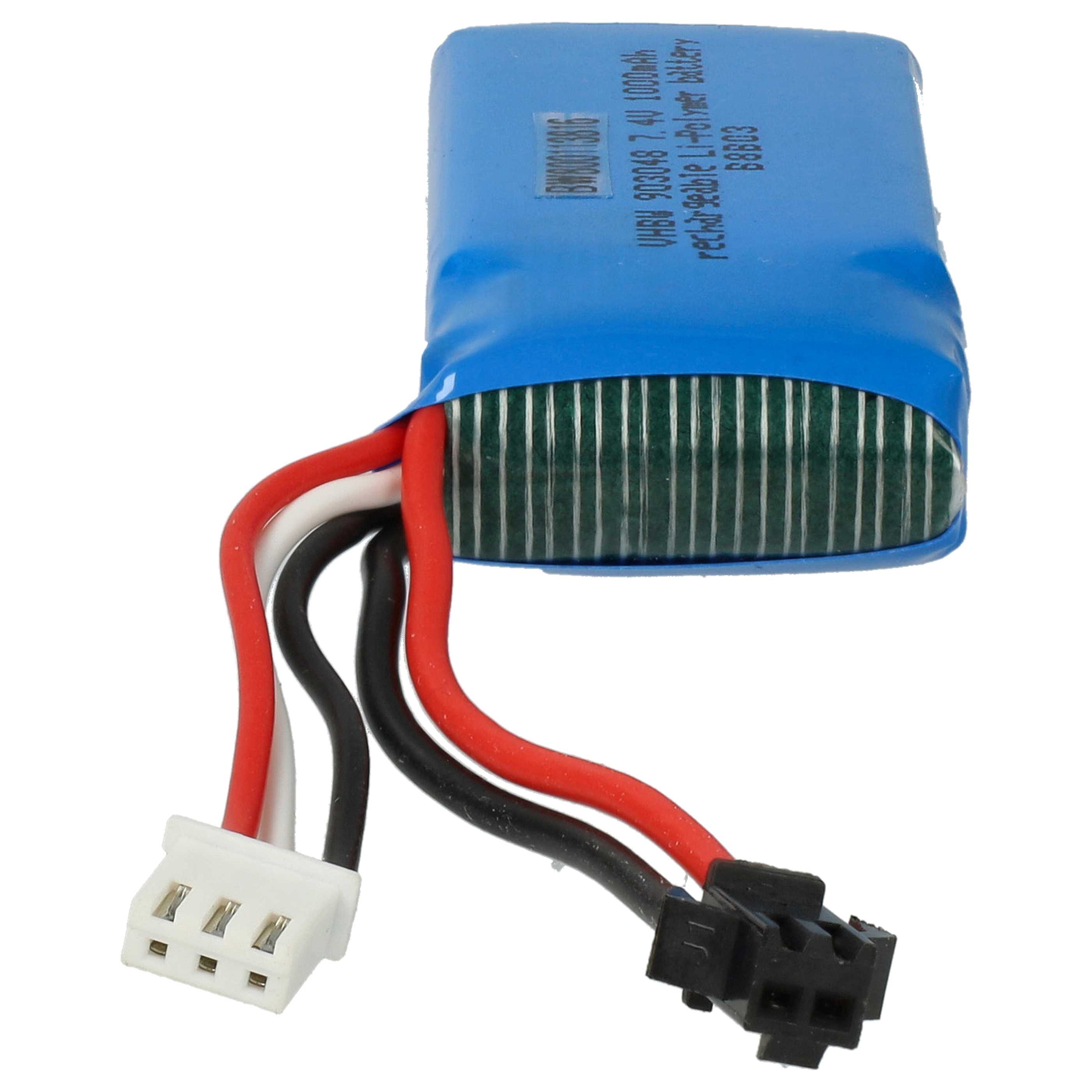 Batterie pour drone UDI Lark FPV U842-1, Falcon U842- 1000mAh 7,4V Li-ion