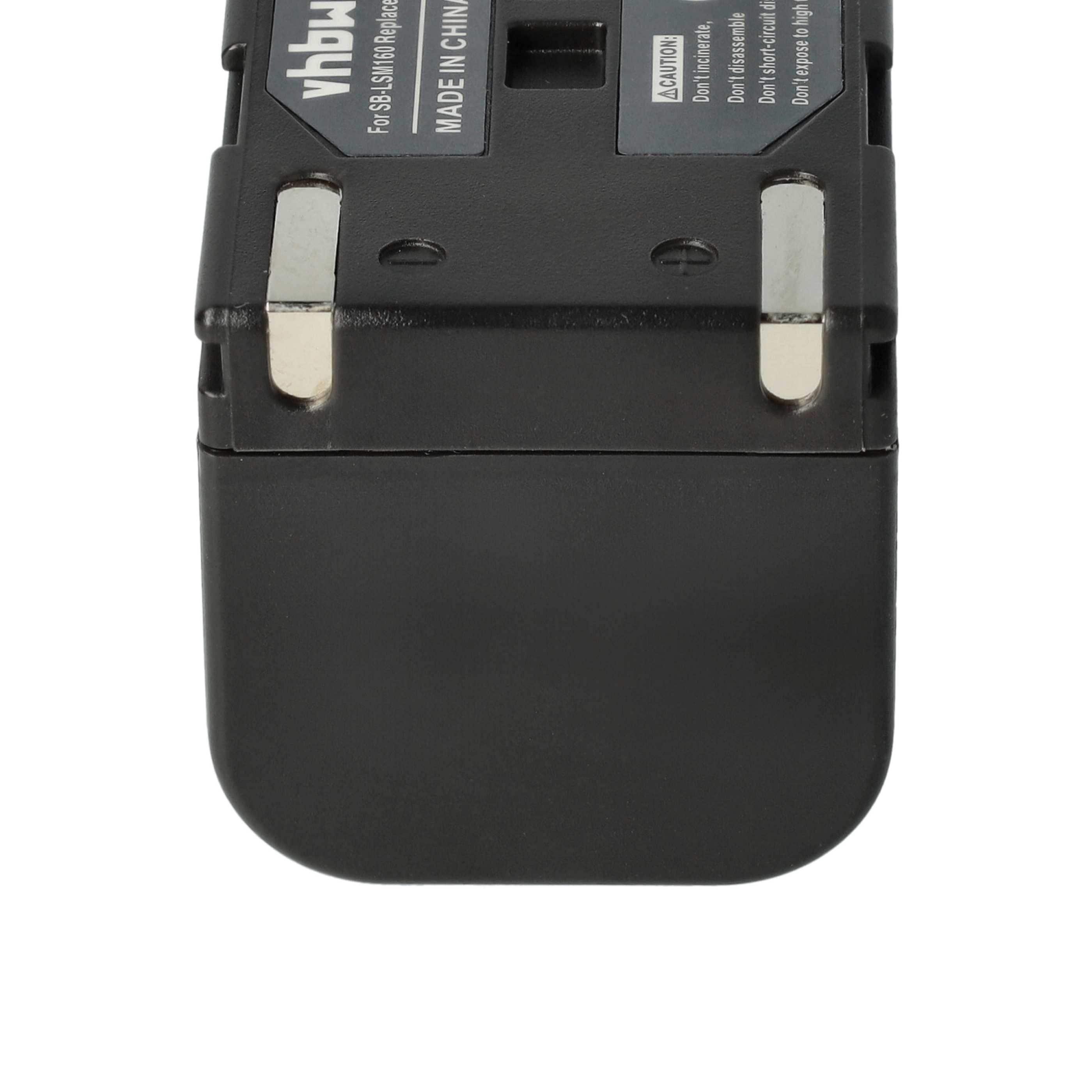 Videocamera 2x Battery replaces Samsung SB-LSM160, SB-LSM320, SB-LSM80 - 1200 mAh 7.2 V Li-Ion